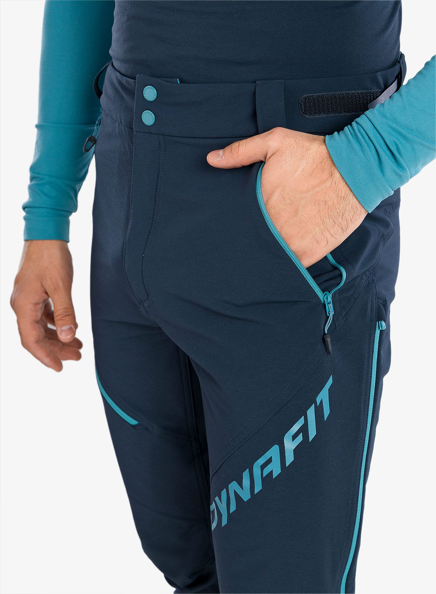 Hlače za turno skijanje Dynafit Mercury 2 Dynastretch Pants - blueberry/storm blue