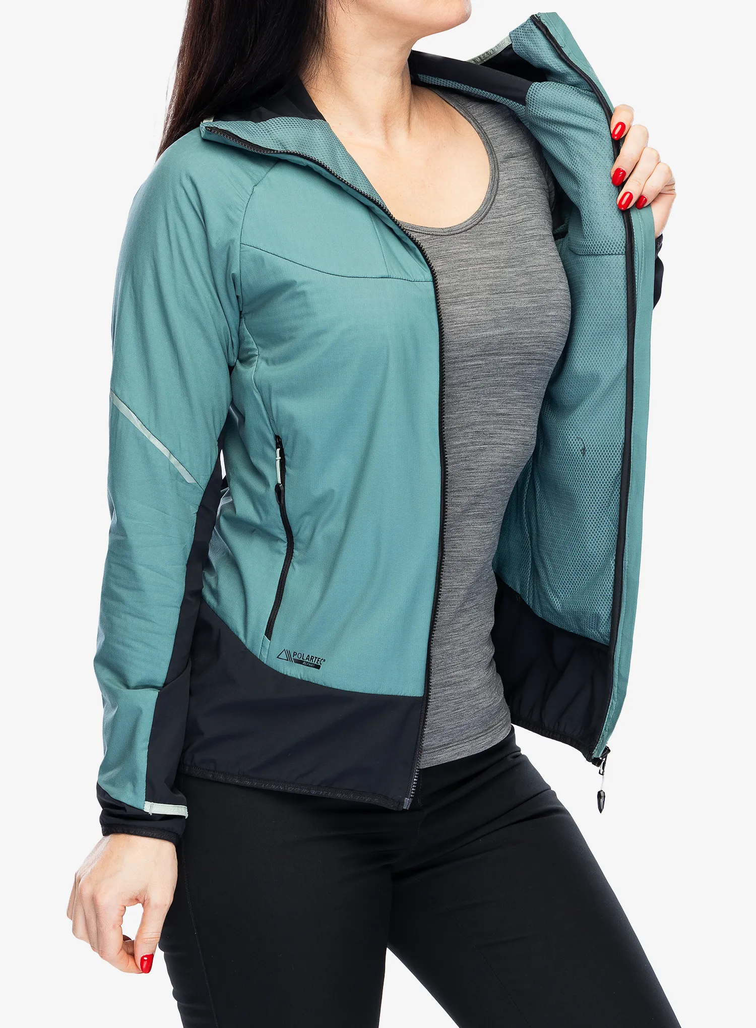 Ženska jakna za turno skijanje Dynafit Mezzalama PTC Alpha Jacket - atlantic