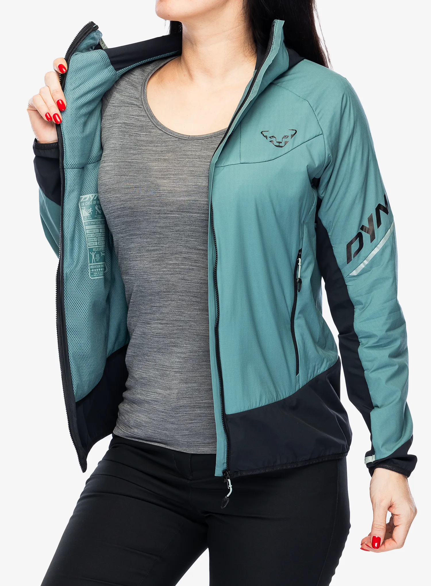 Ženska jakna za turno skijanje Dynafit Mezzalama PTC Alpha Jacket - atlantic