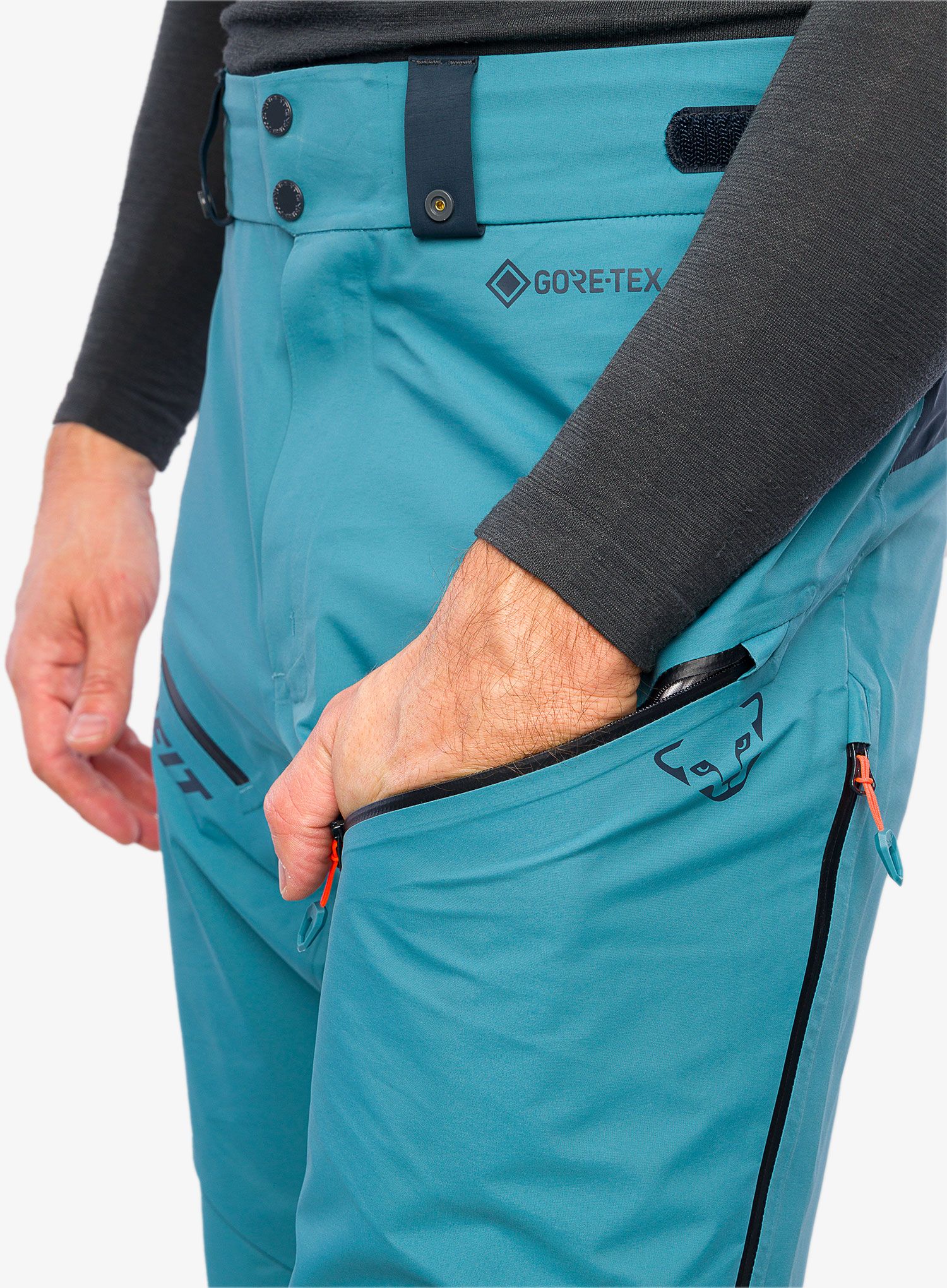 Hlače za turno skijanje Dynafit Radical 2 GTX Pant - storm blue