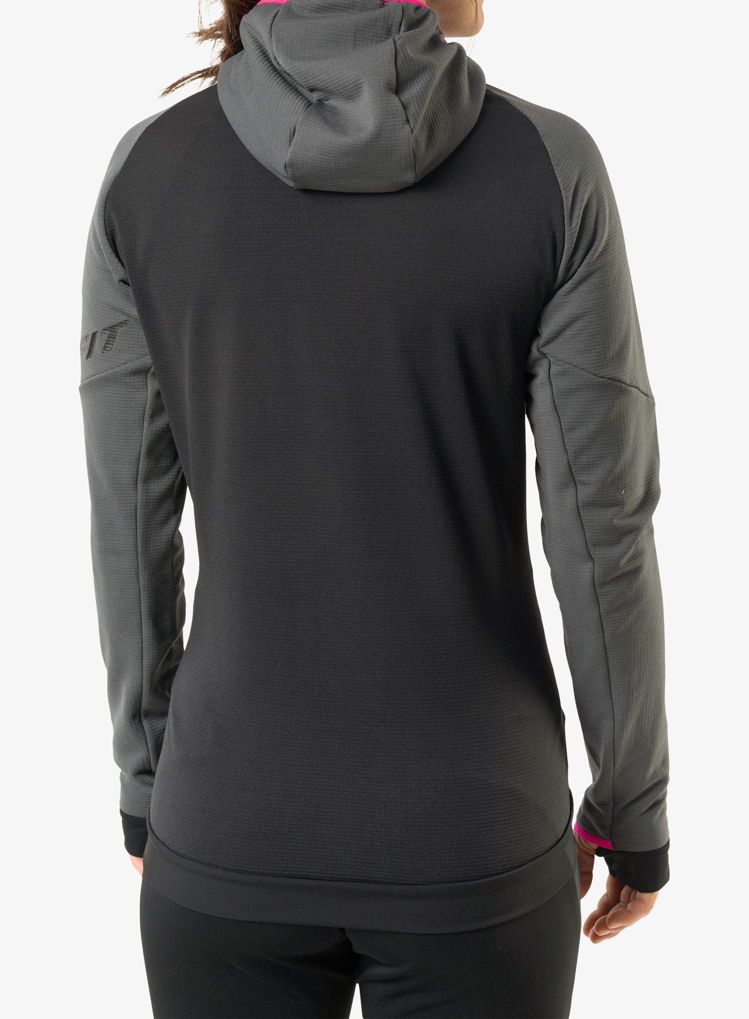 Ženska dukserica od flisa Dynafit Radical Polartec Hooded Jacket - magnet/black out