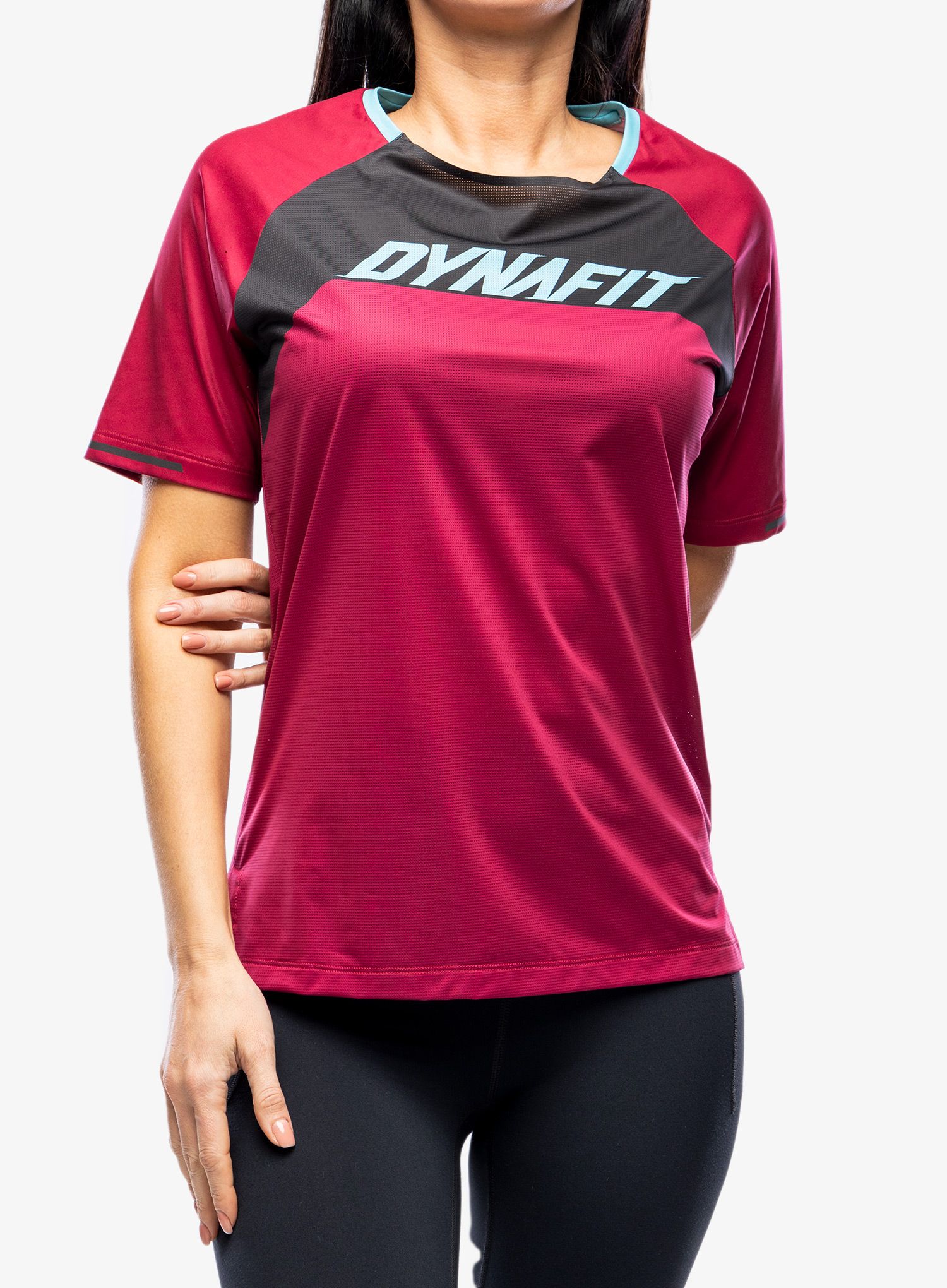 Ženska biciklistička majica Dynafit Ride Shirt - beet red