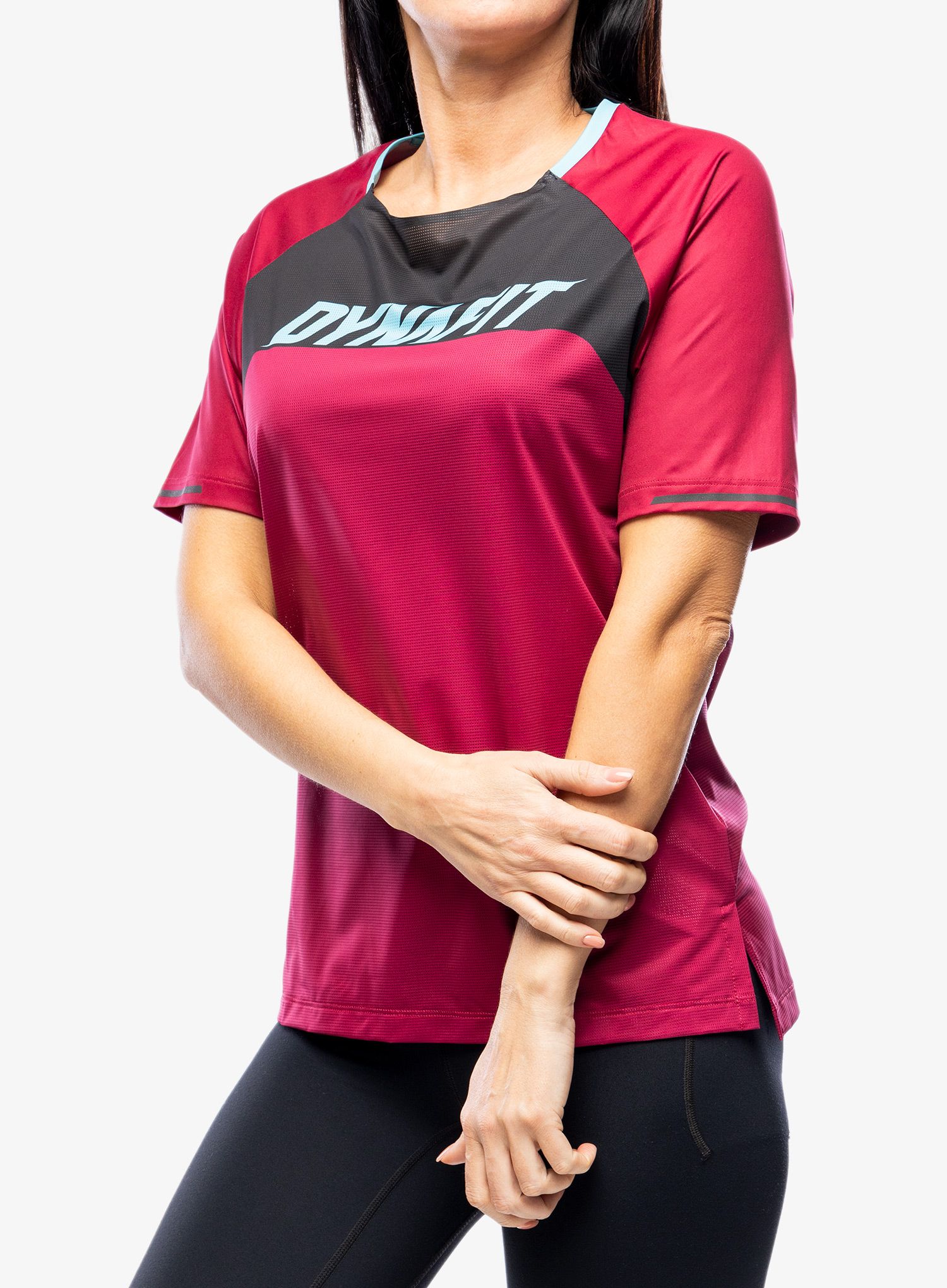 Ženska biciklistička majica Dynafit Ride Shirt - beet red