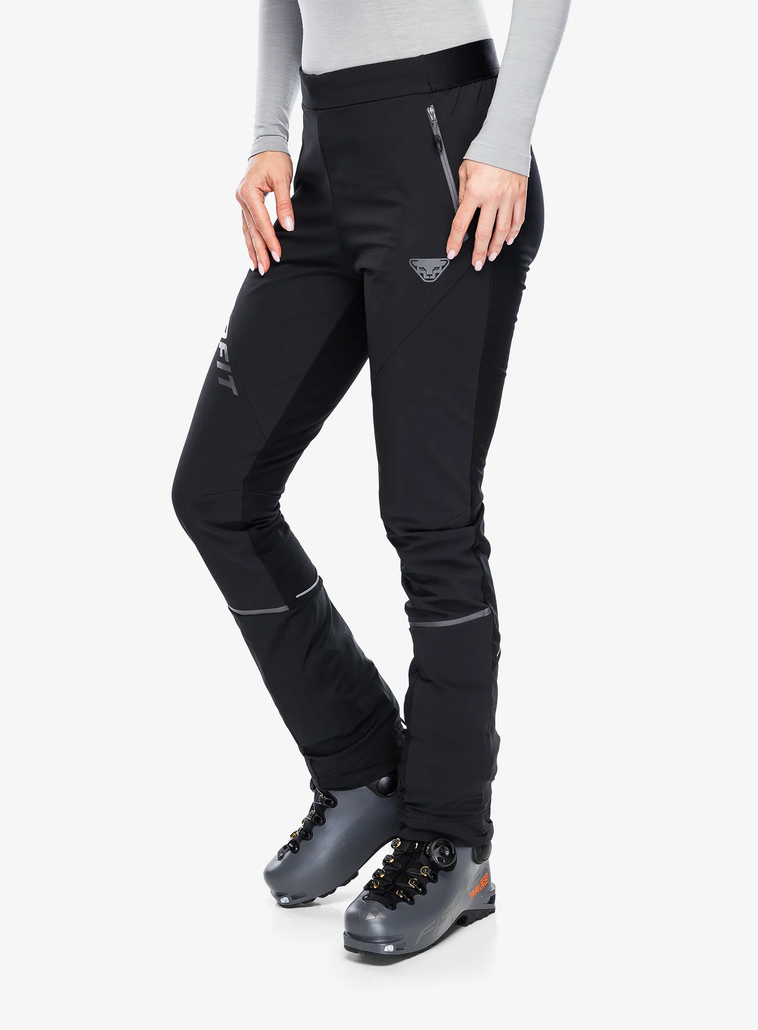 Ženske hlače za turno skijanje Dynafit Speed DST Pant - black out/magnet