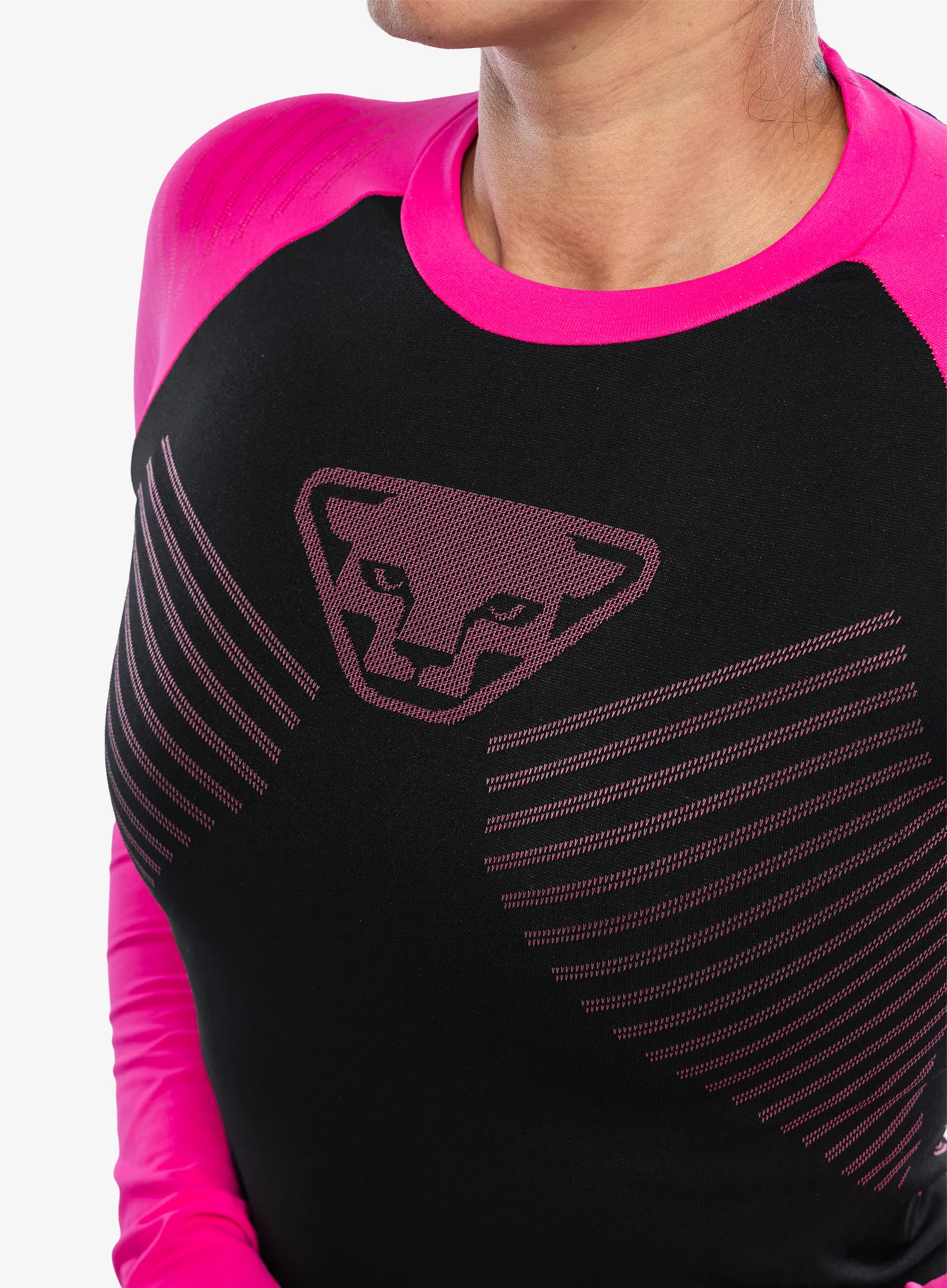 Ženska dukserica Dynafit Speed Dryarn Longsleeve Tee - pink glo
