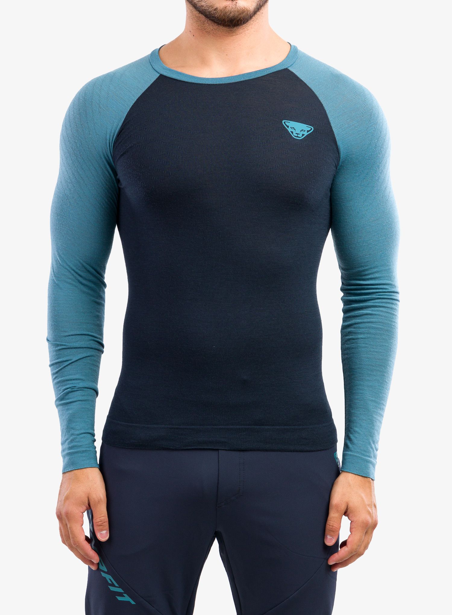 Termoaktivna dukserica Dynafit Tour Light Merino L/S tee - storm blue