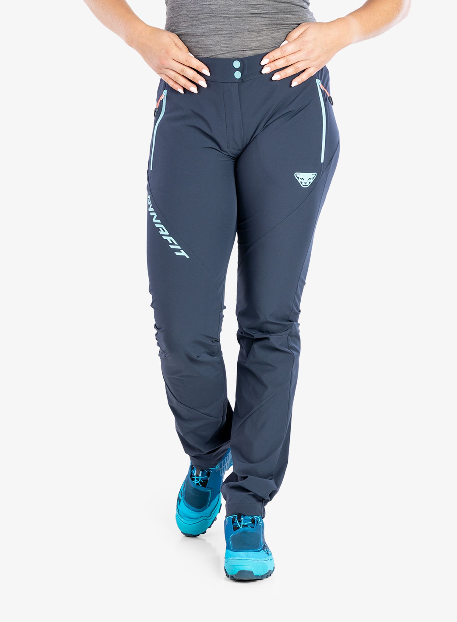 Ženske hlače za planinu Dynafit Transalper 2 Light DST Pants  - blueberry/marine blue