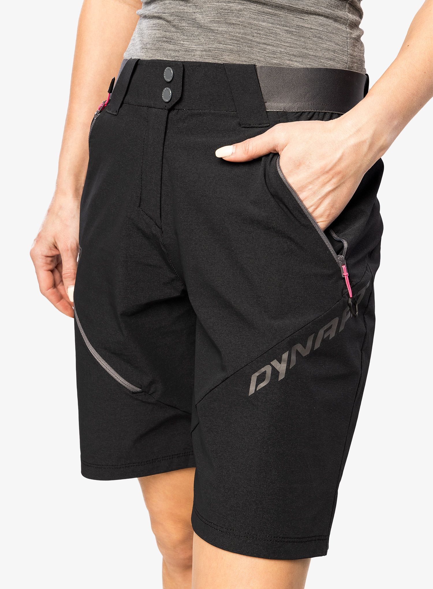 Ženske planinarske kratke hlače Dynafit Transalper 4 DST Shorts  - black out