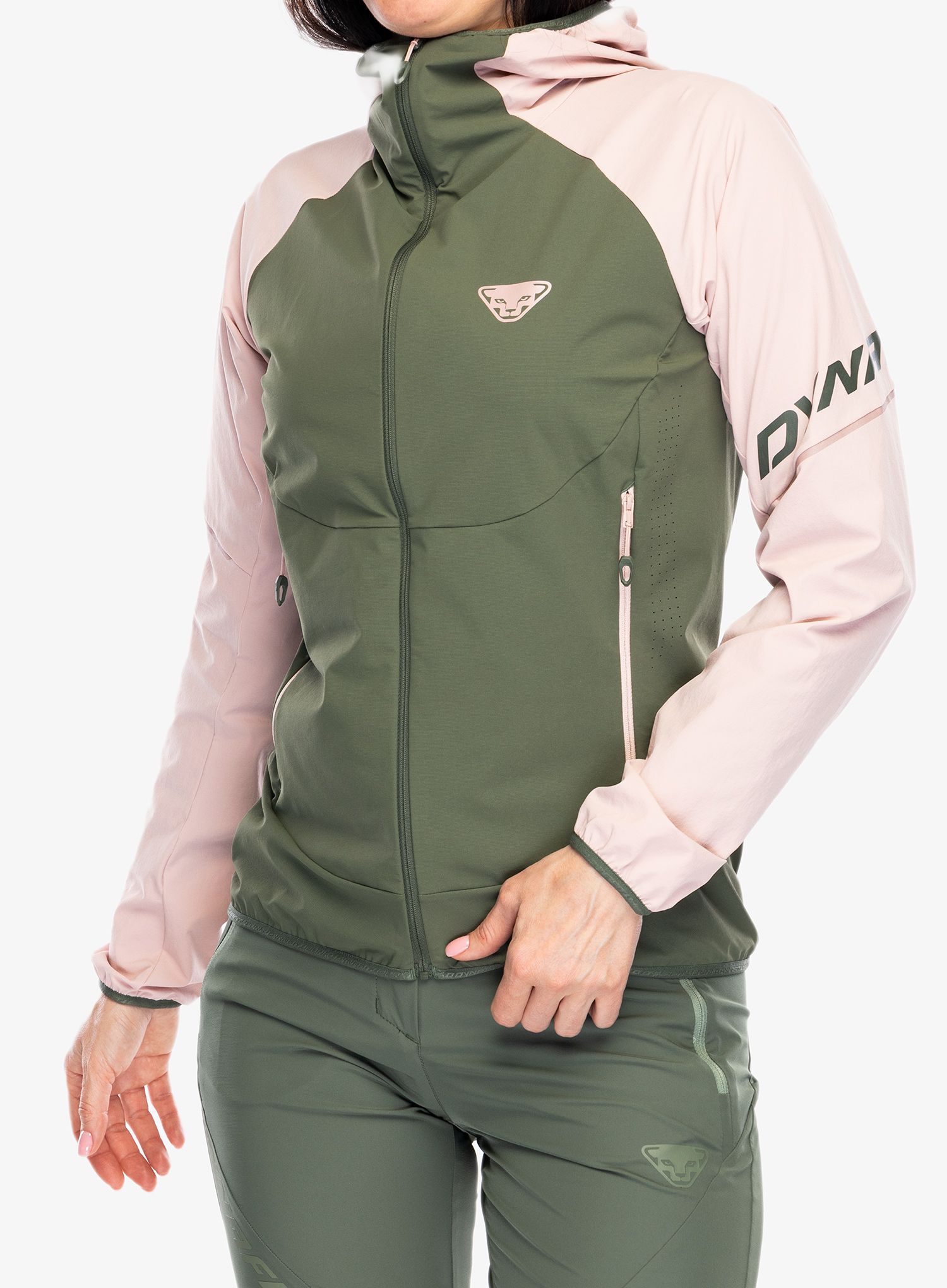 Ženska softshell jakna Dynafit Transalper DST Jacket - pale rose