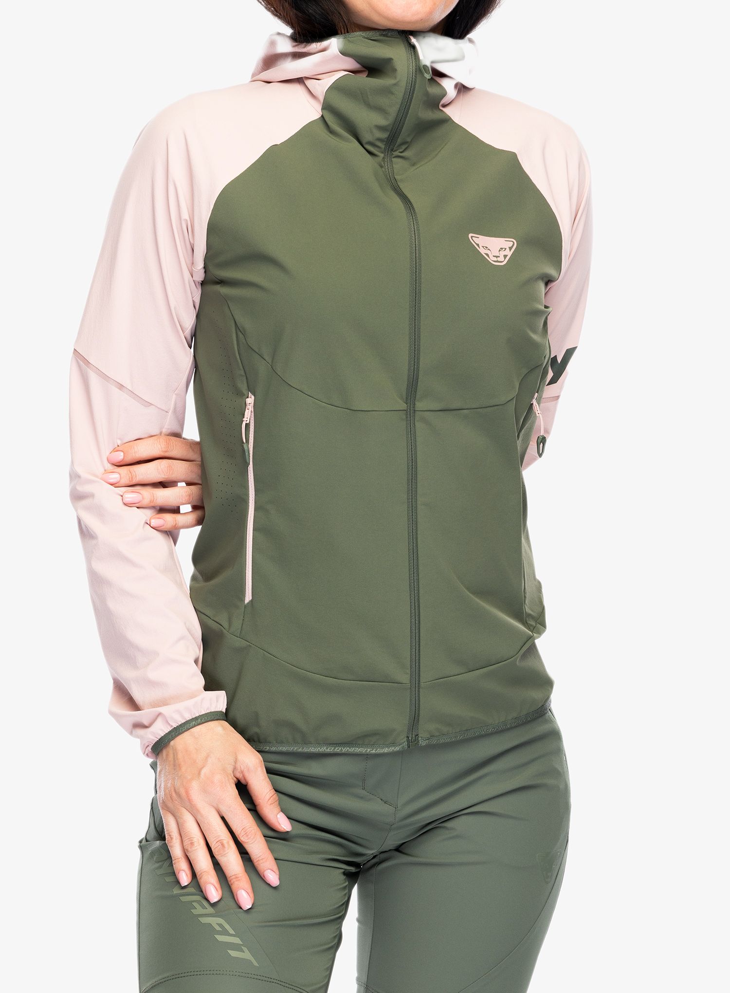 Ženska softshell jakna Dynafit Transalper DST Jacket - pale rose