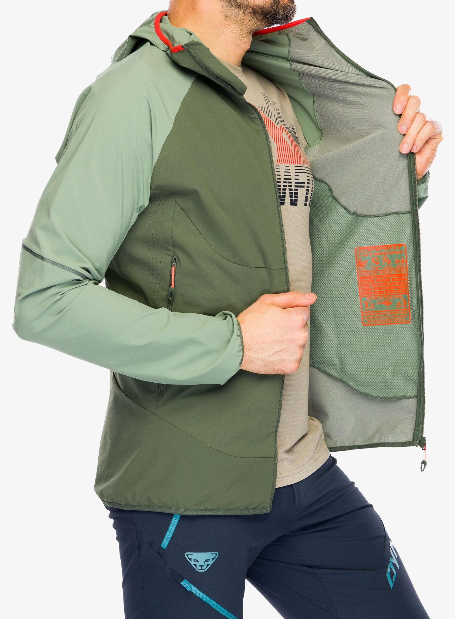 Softshell jakna Dynafit Transalper DST Jacket - sage