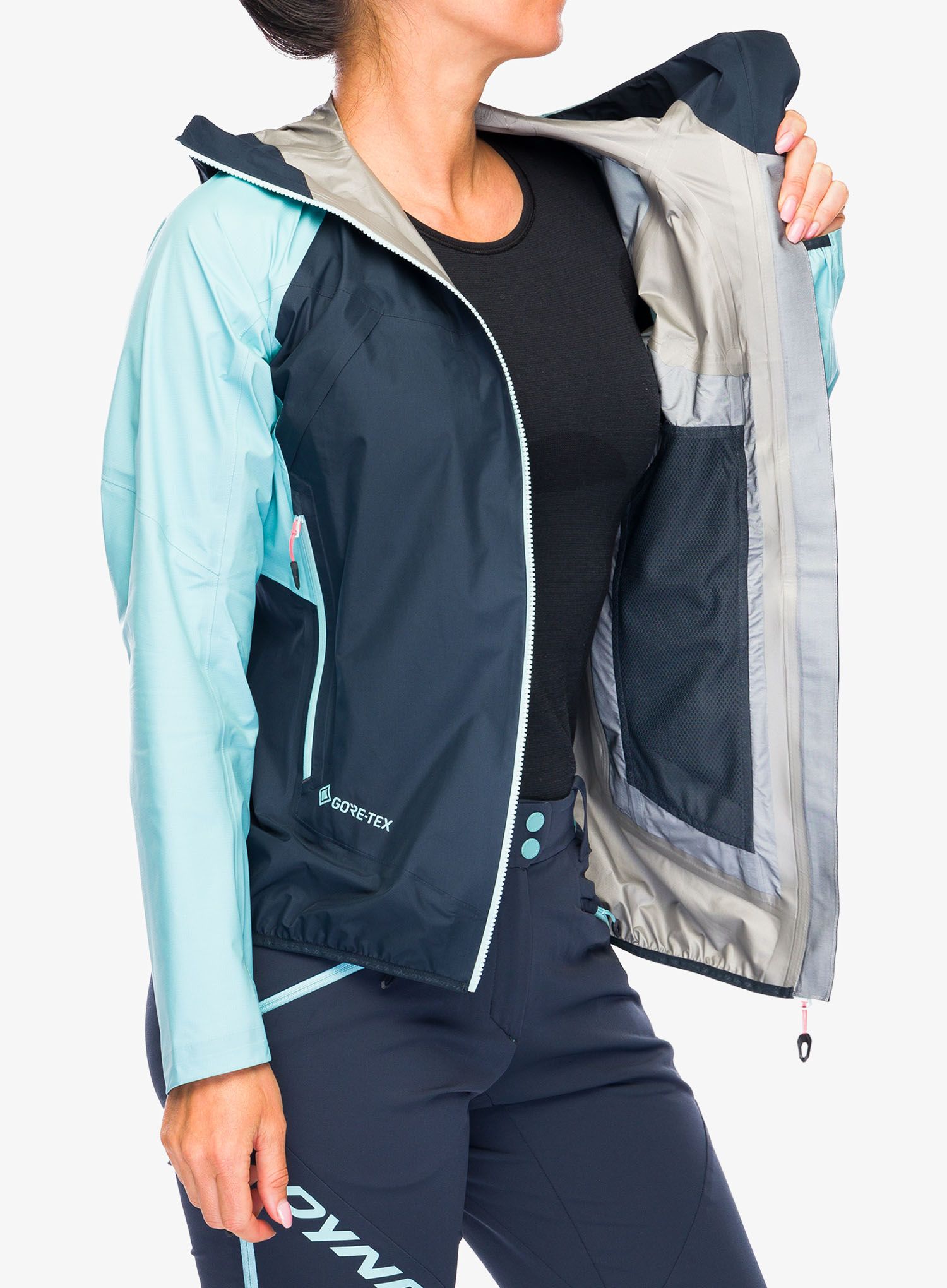 Ženska jakna za planine Dynafit Transalper GTX Jacket  - marine blue/blueberry