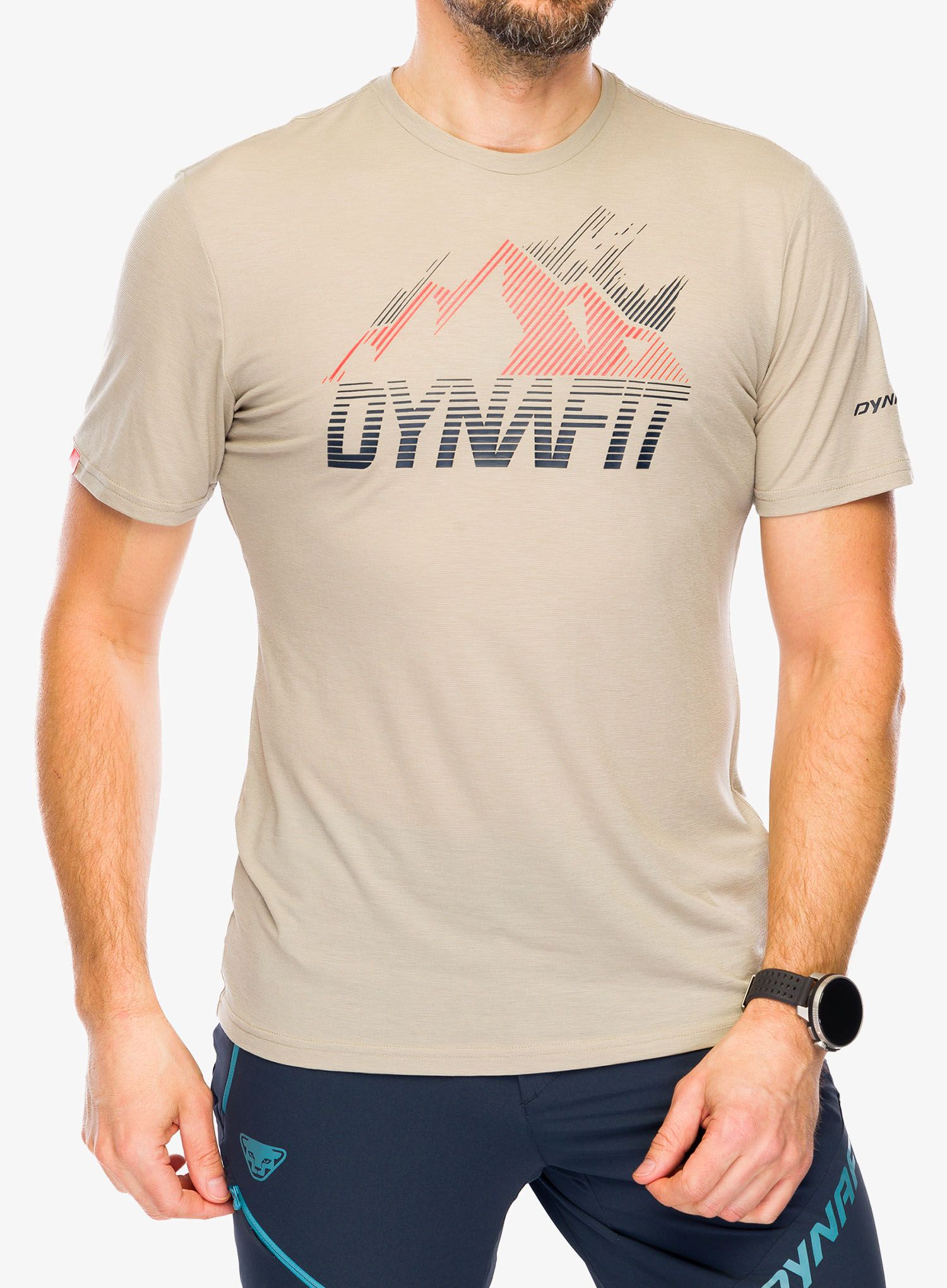 Brzosušeća majica Dynafit Transalper Graphic S/S Tee - rock khaki