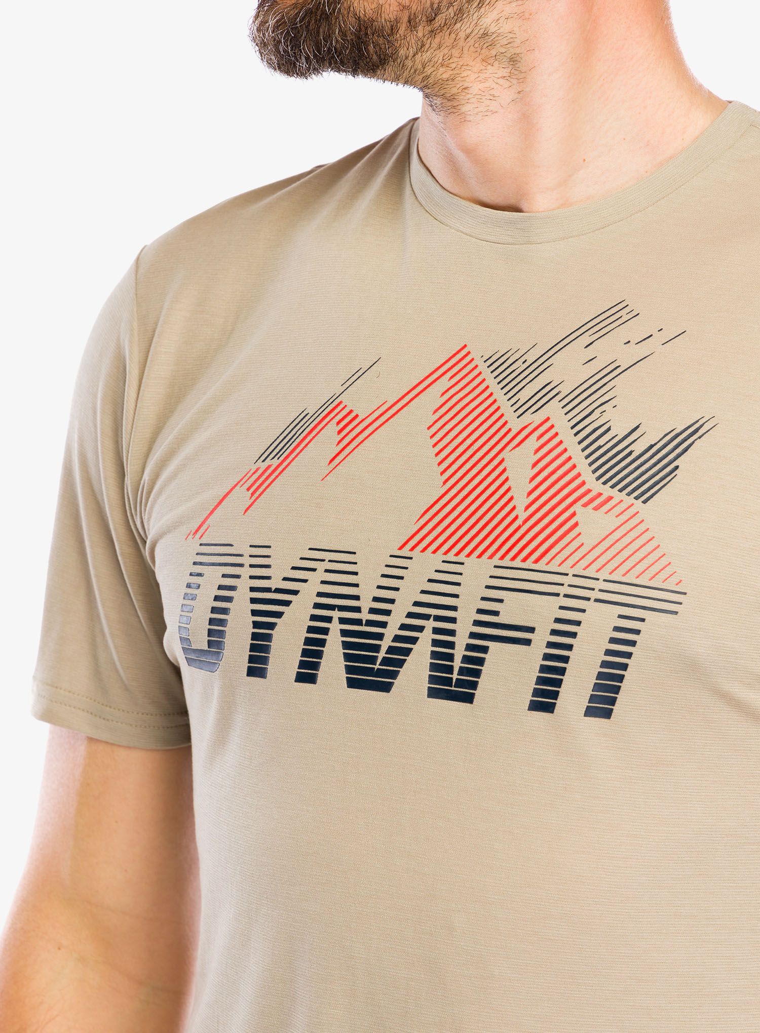 Brzosušeća majica Dynafit Transalper Graphic S/S Tee - rock khaki