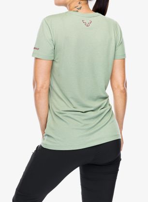 Ženska brzosušeća majica Dynafit Transalper Graphic S/S Tee - sage