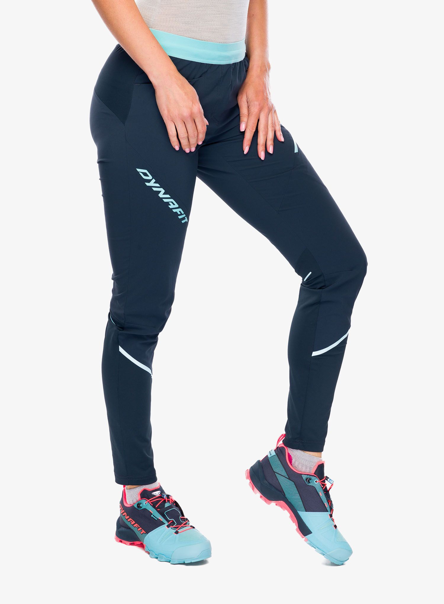 Ženske softshell hlače Dynafit Transalper Hybrid Pants  - blueberry/marine blue