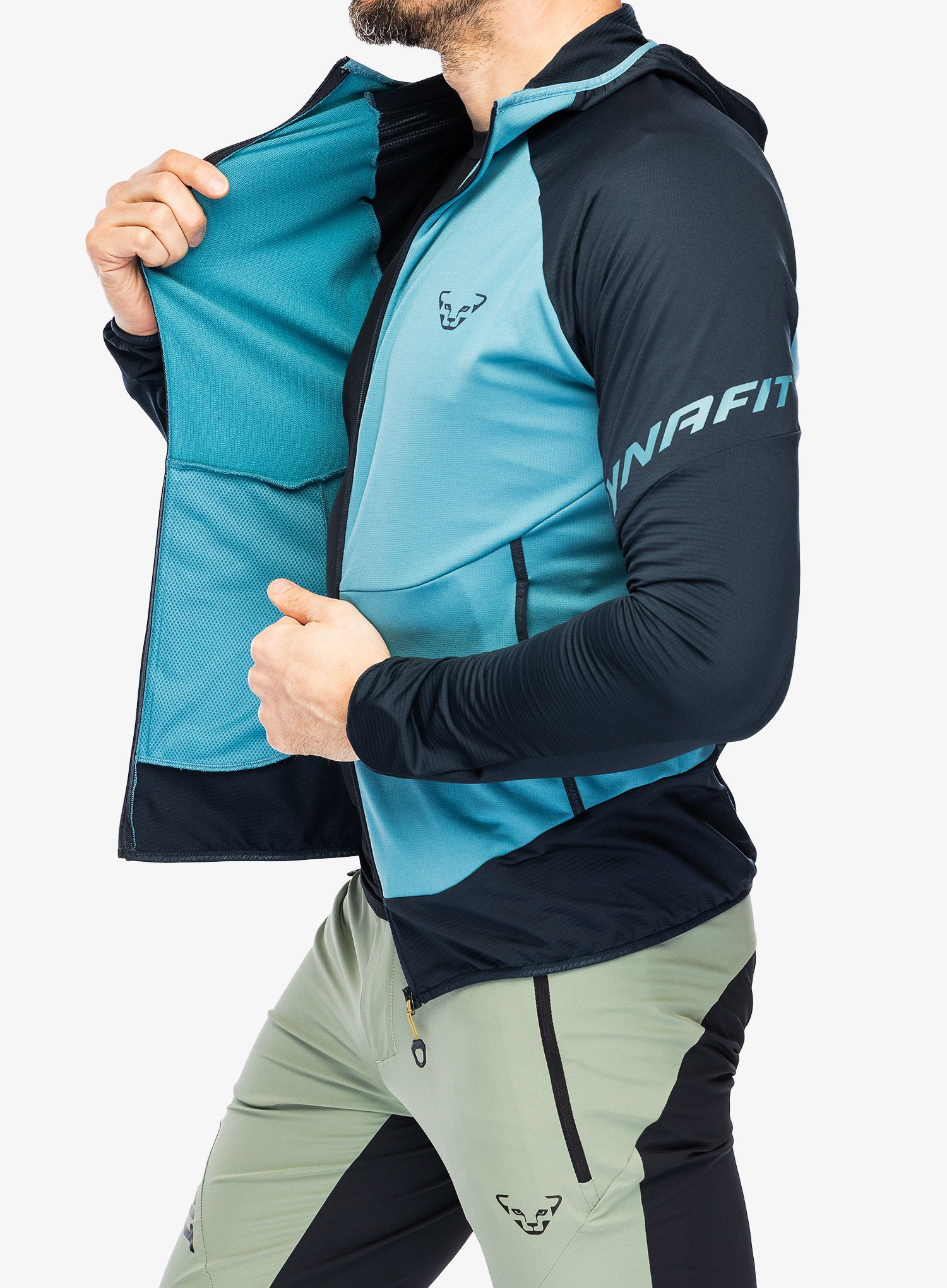 Majica s kapuljačom Dynafit Transalper Light PTC Hoody - blueberry/storm blue