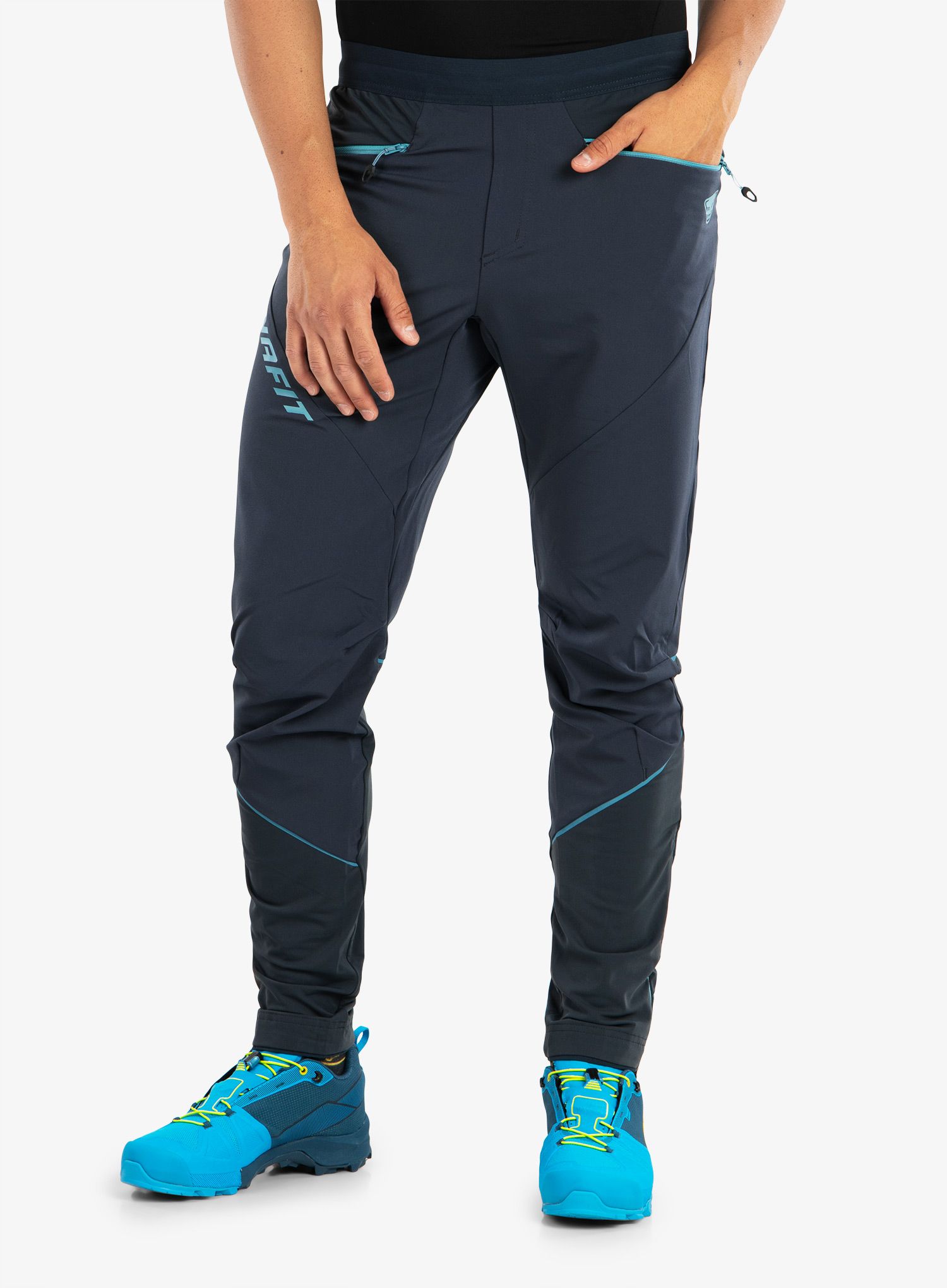 Softshell hlače Dynafit Transalper Warm Pant - blueberry/storm blue