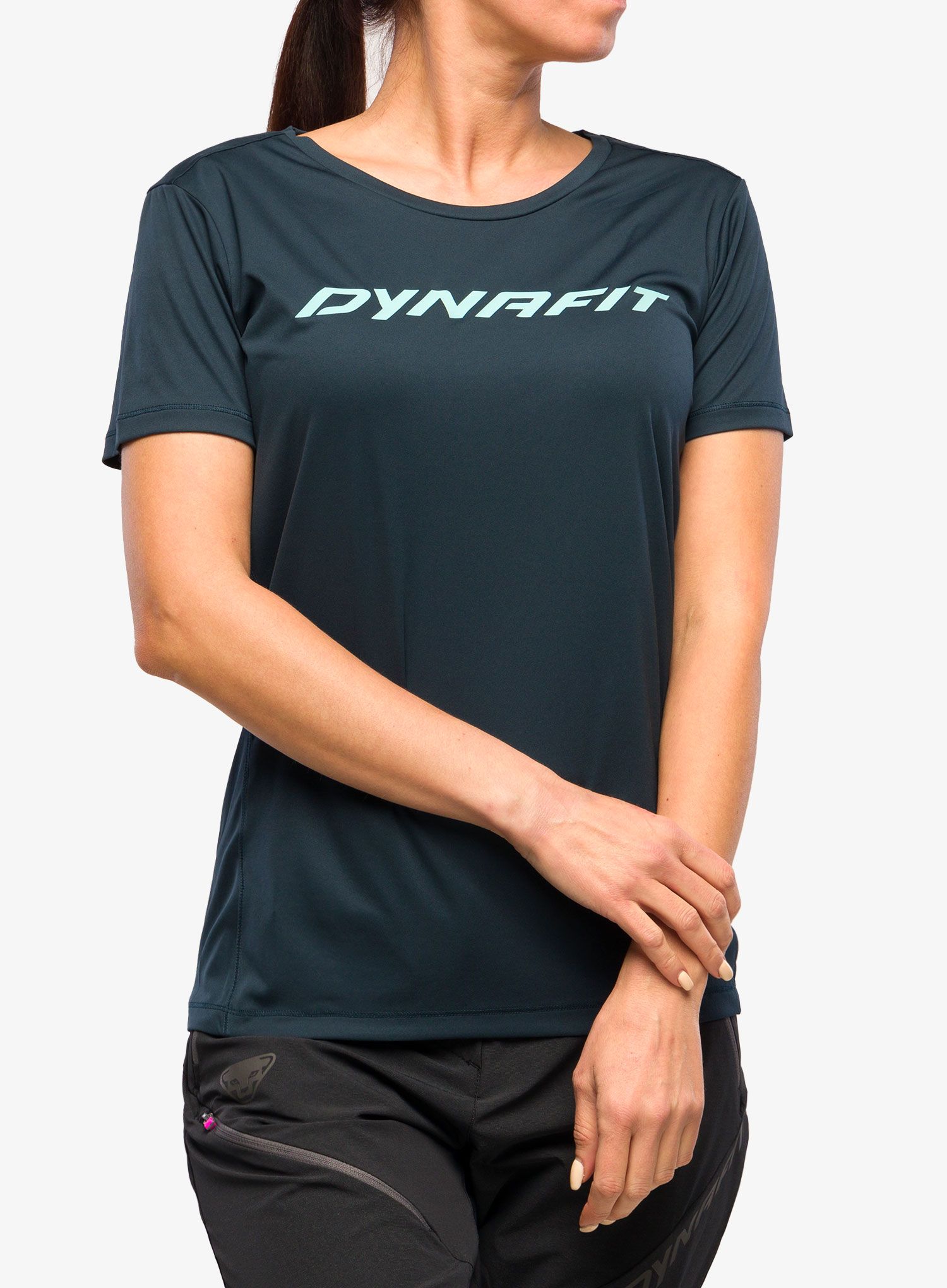 Ženska brzosušeća majica Dynafit Traverse 2 S/S Tee  - blueberry