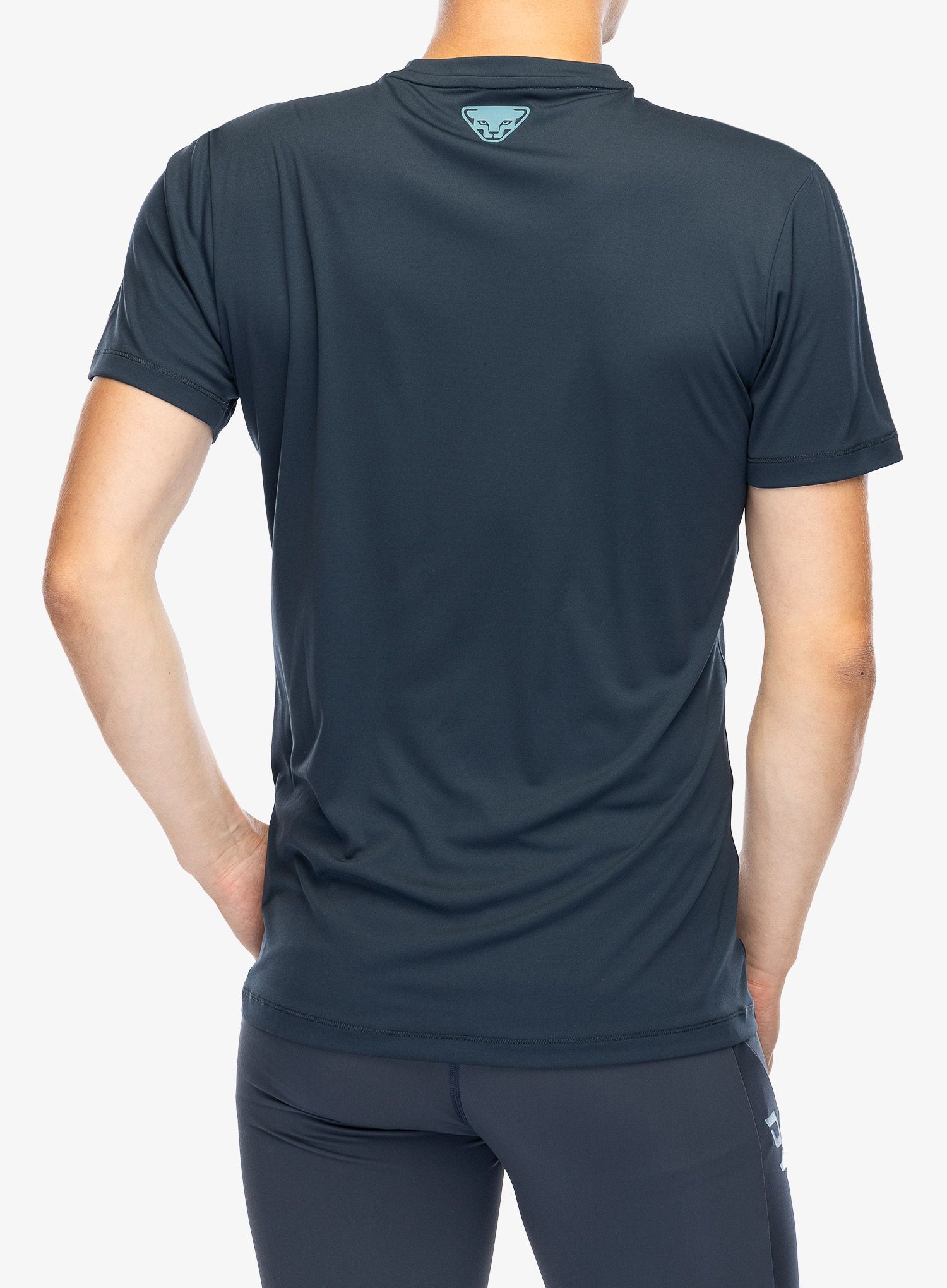 Majica s tiskom Dynafit Traverse 2 S/S Tee - blueberry/blueberry