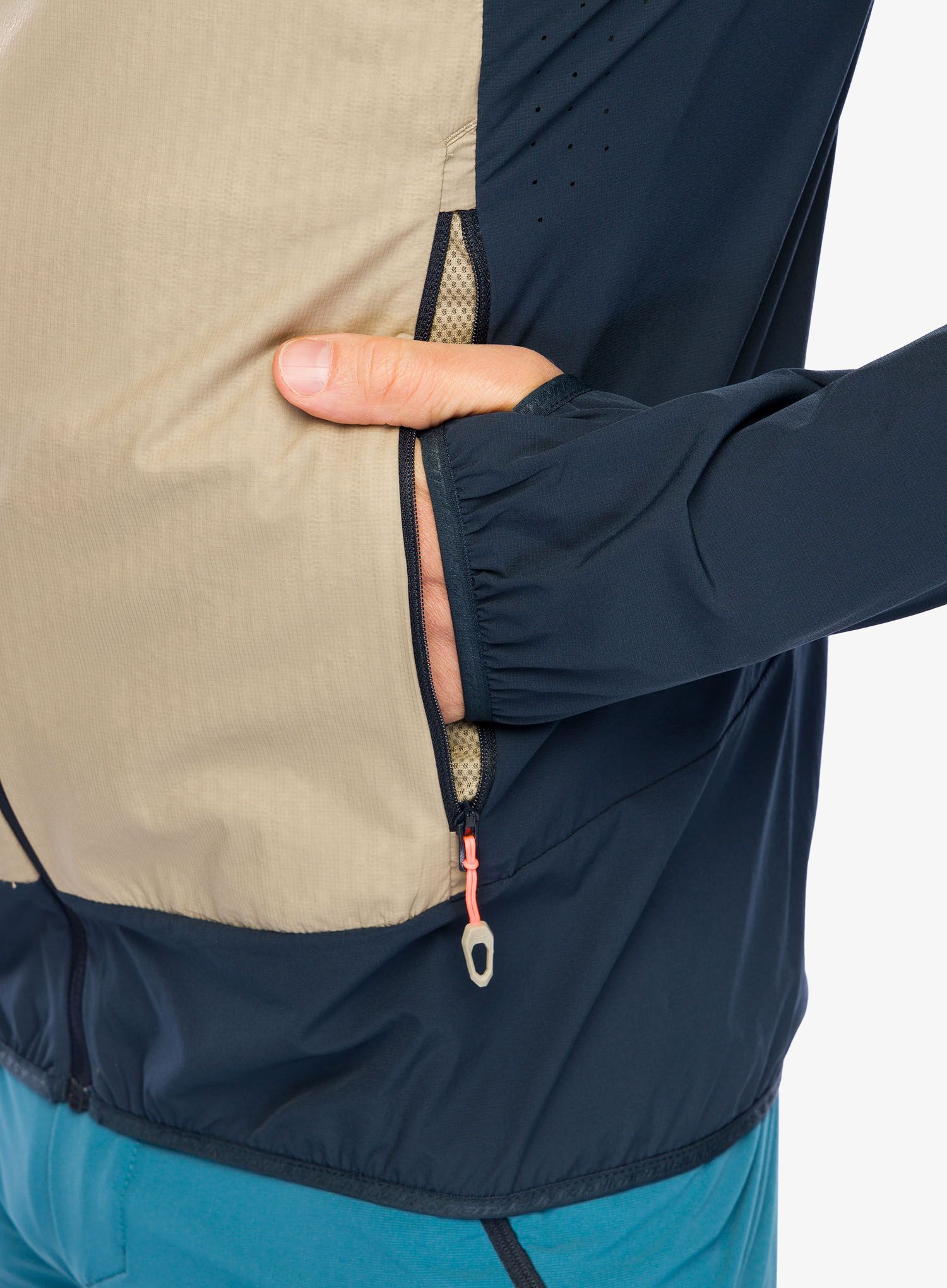 Jakna od flisa Dynafit Traverse Alpha Hooded JKT - rock khaki