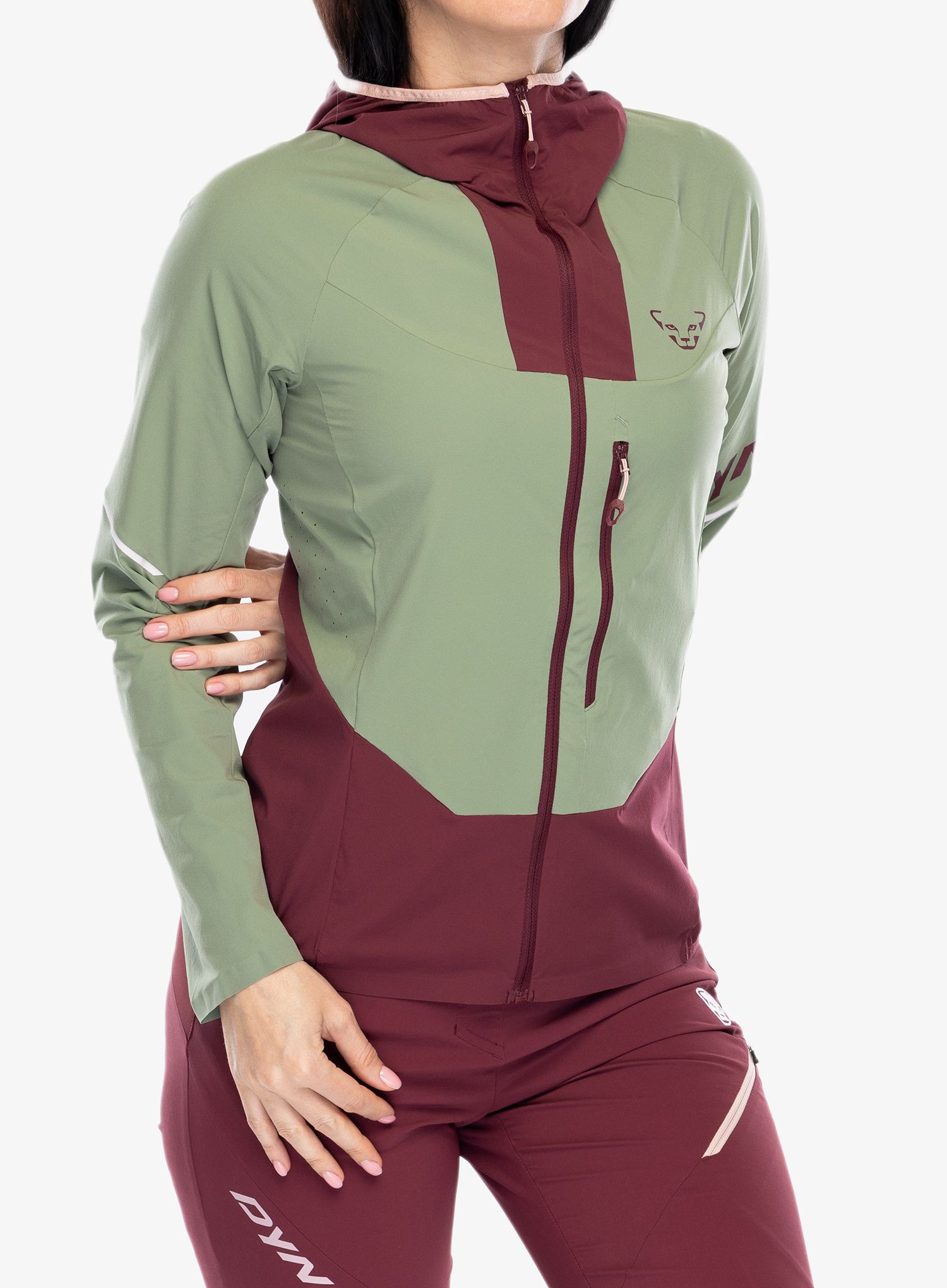 Ženska softshell jakna Dynafit Traverse DST Jacket - sage