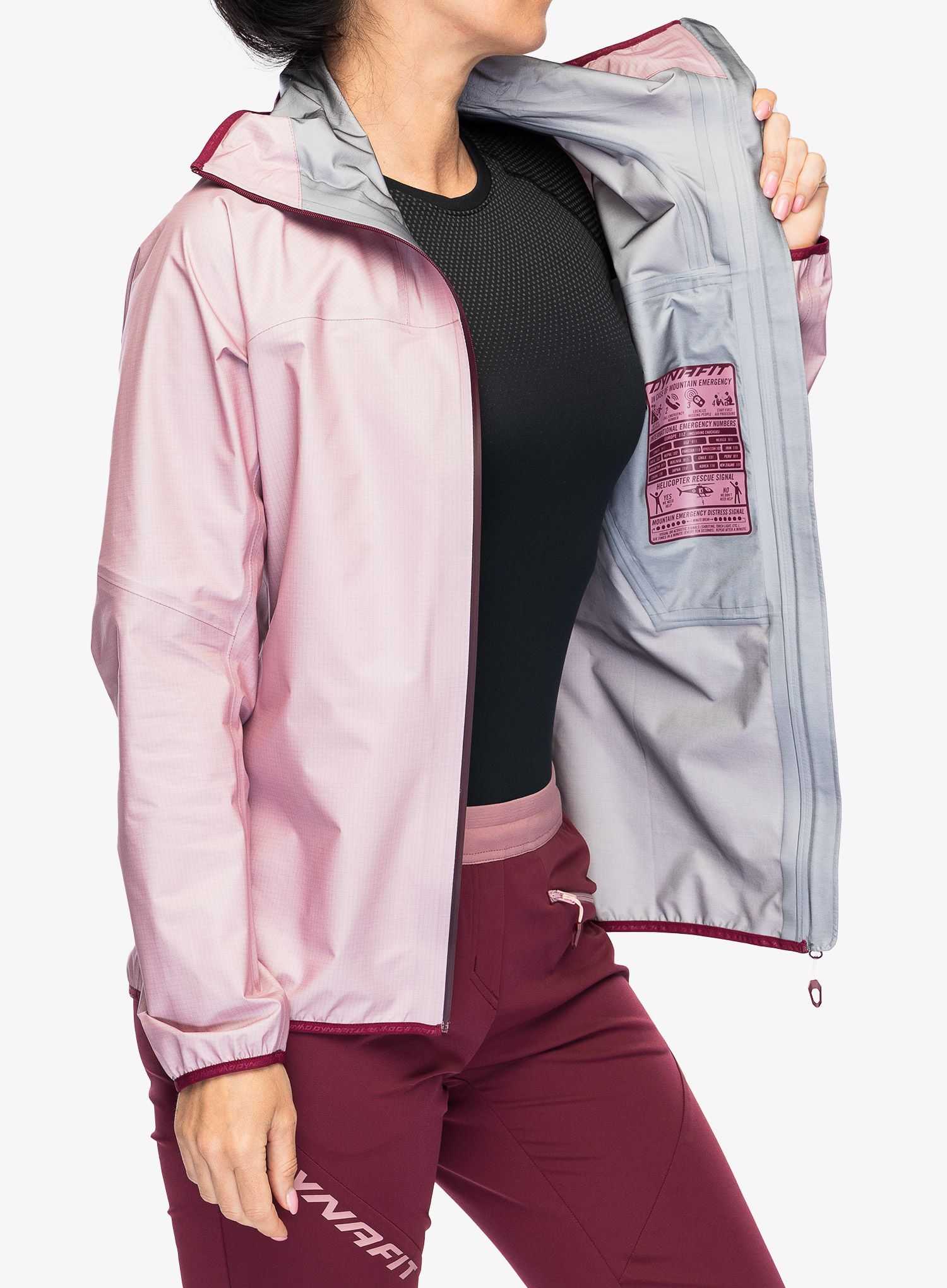 Ženska jakna za planine Dynafit Traverse GTX Jacket - mokarosa