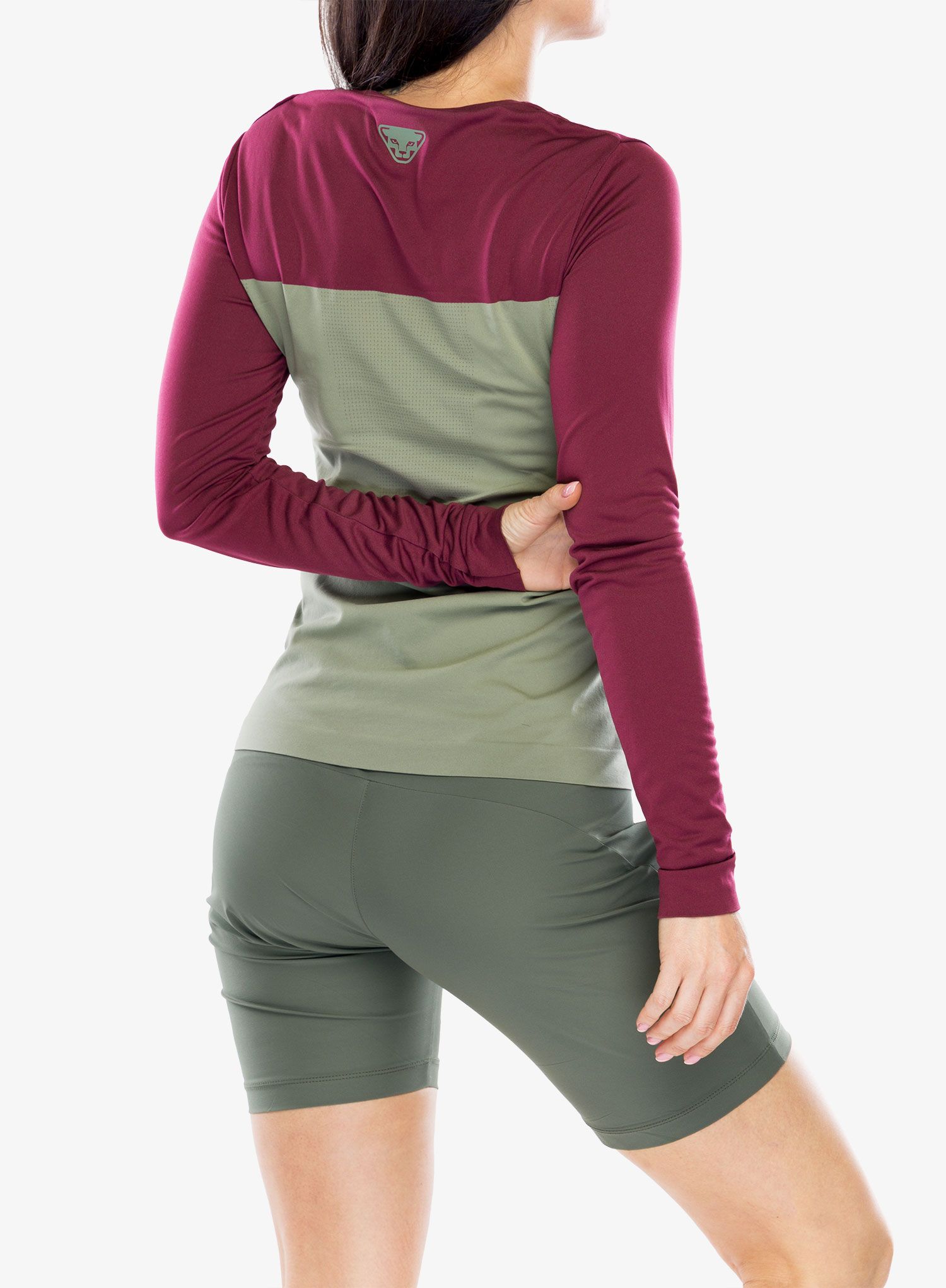 Ženski longsleeve Dynafit Traverse S-Tech Longsleeve - sage
