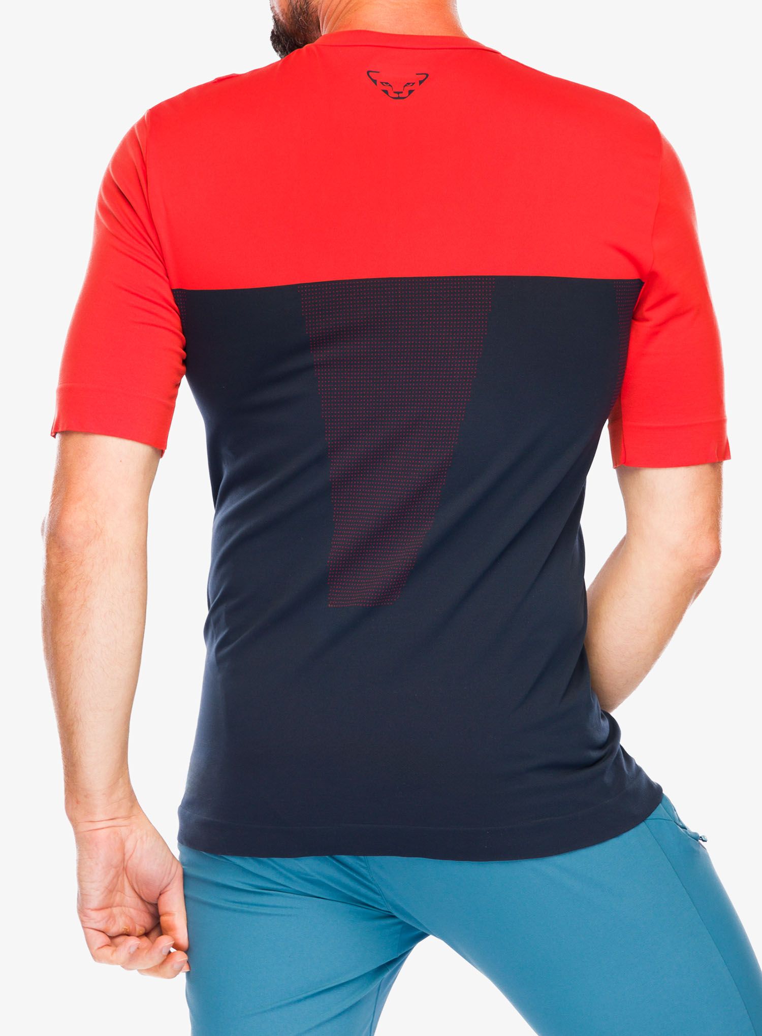 Brzosušeća majica Dynafit Traverse S-Tech S/S Tee - blueberry/dawn