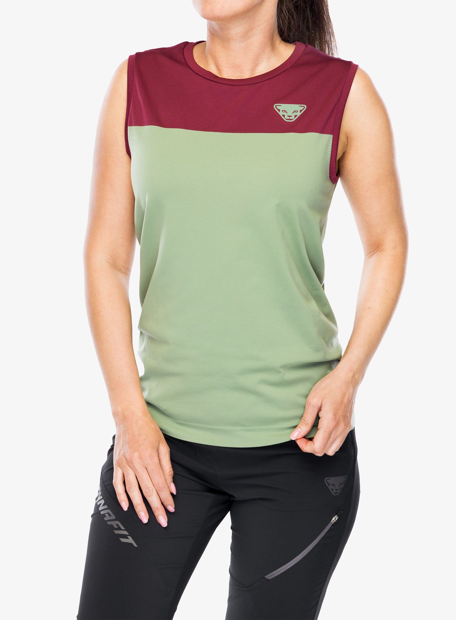 Ženski top Dynafit Traverse S-Tech Tank - sage