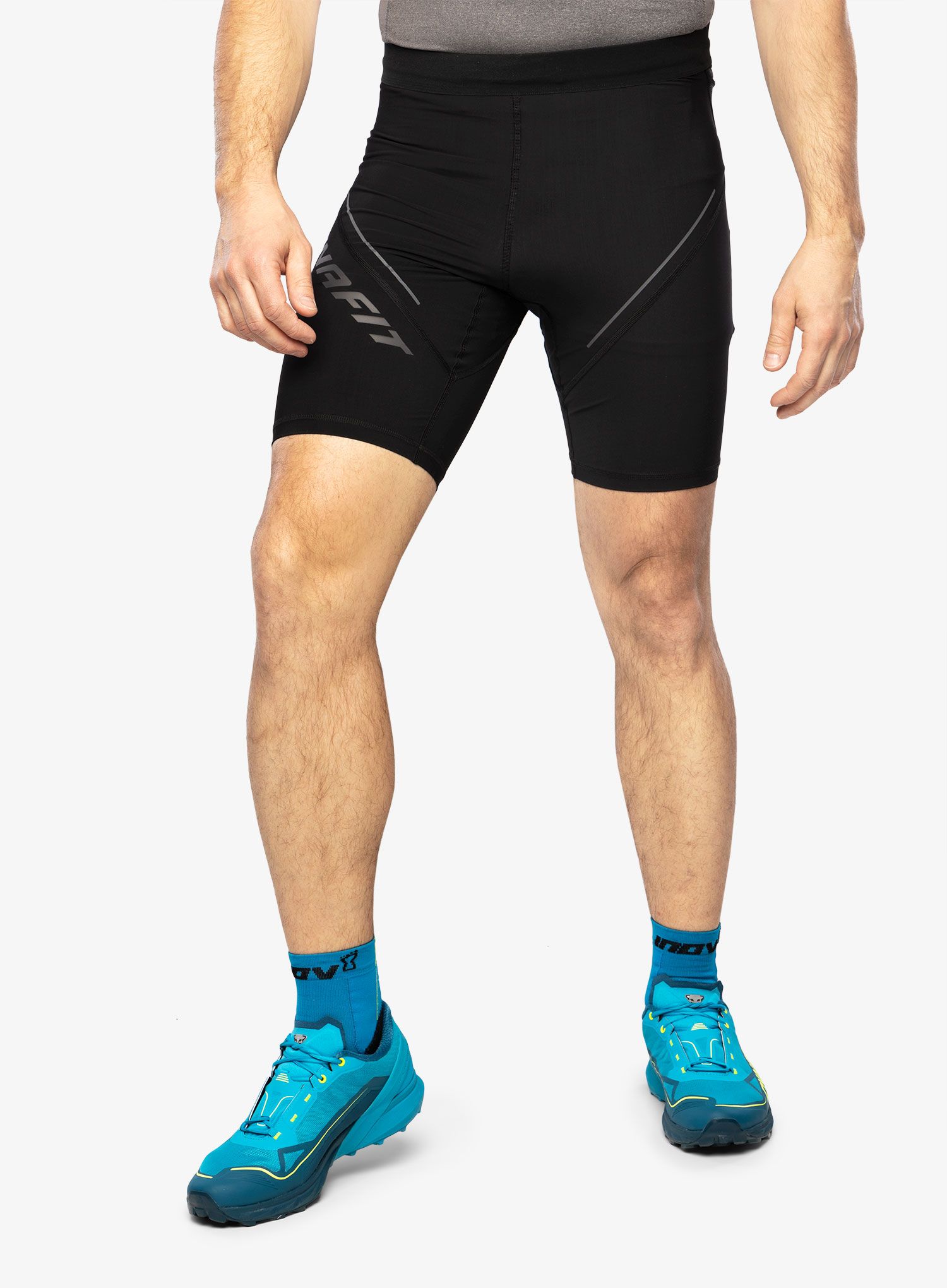 Kratke hlače za trčanje Dynafit Vert 2 Short Tights - black out
