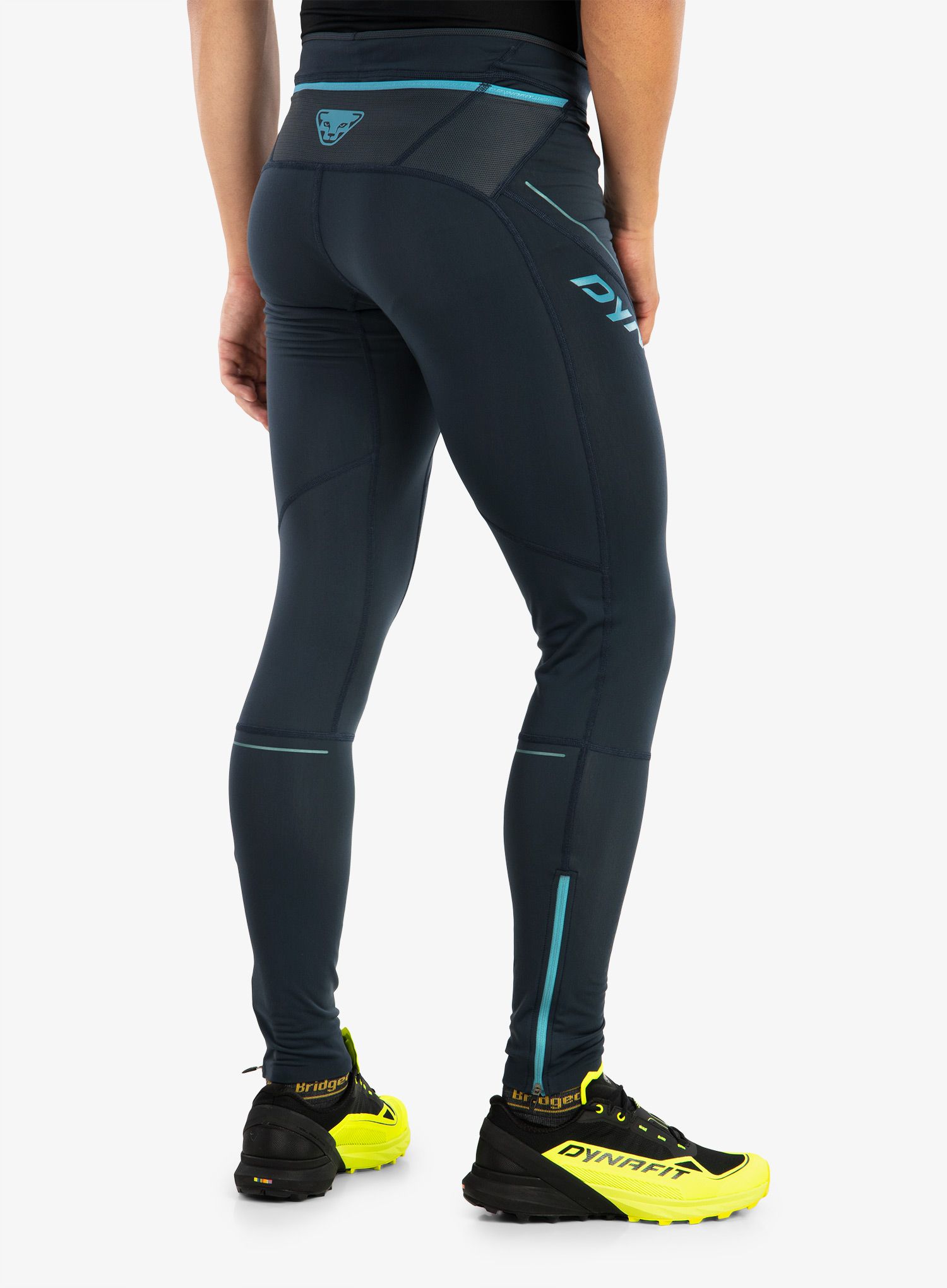 Tajice za trčanje Dynafit Winter Running Tights - blueberry/storm blue