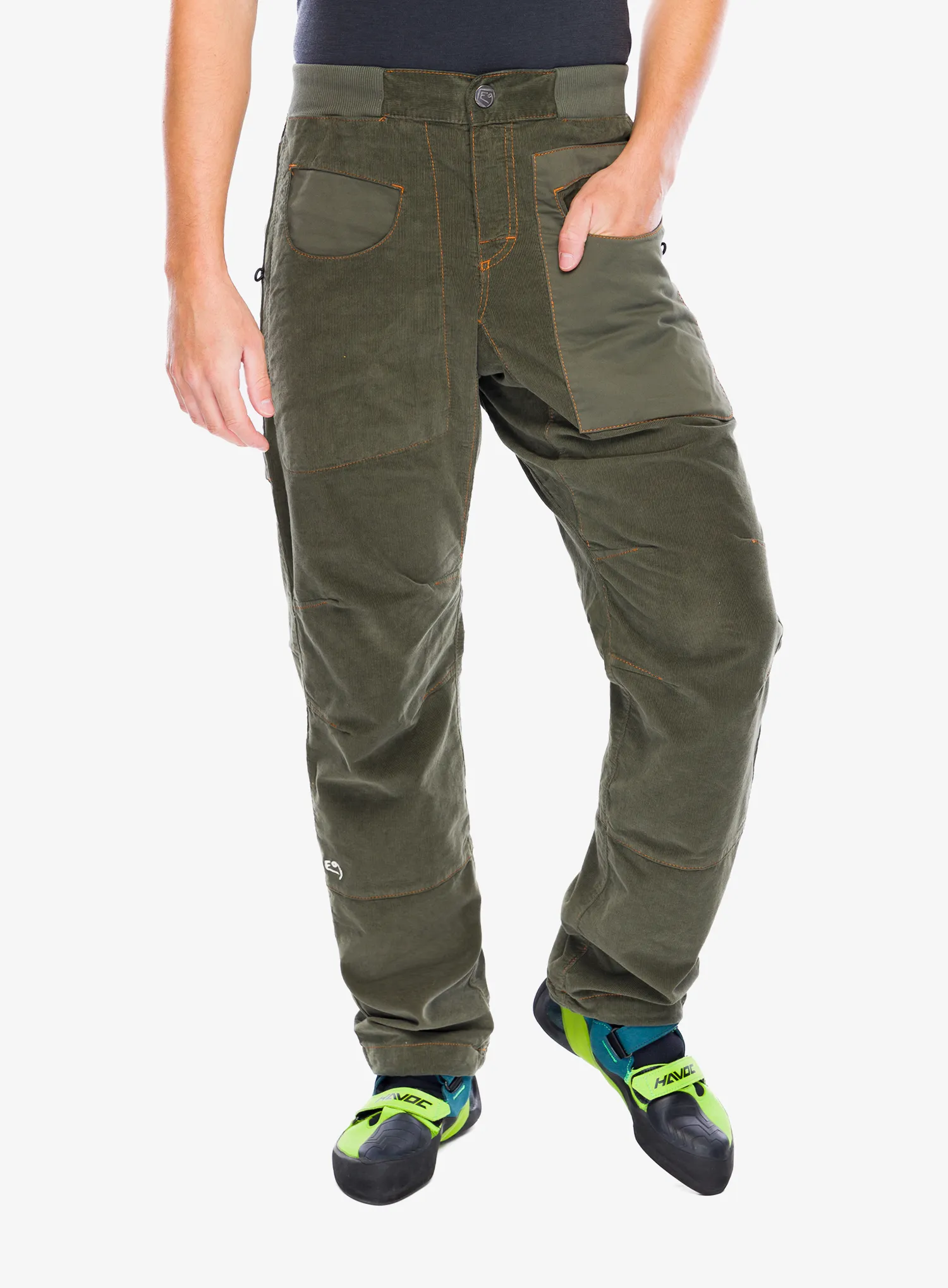 Penjačke hlače E9 Blat1 VS - junglegreen