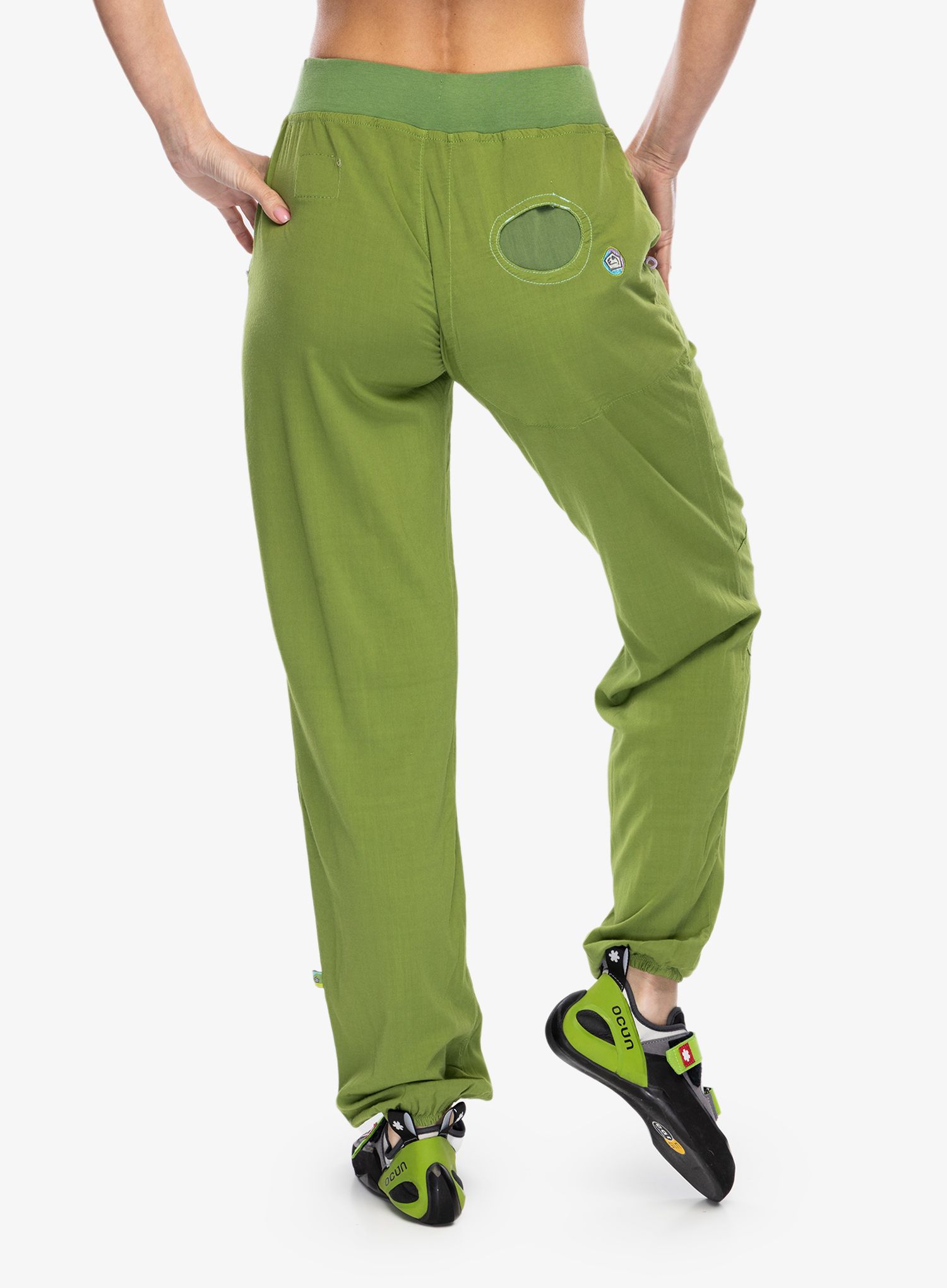Ženske penjačke hlače E9 N-Onda-Bb - greenapple