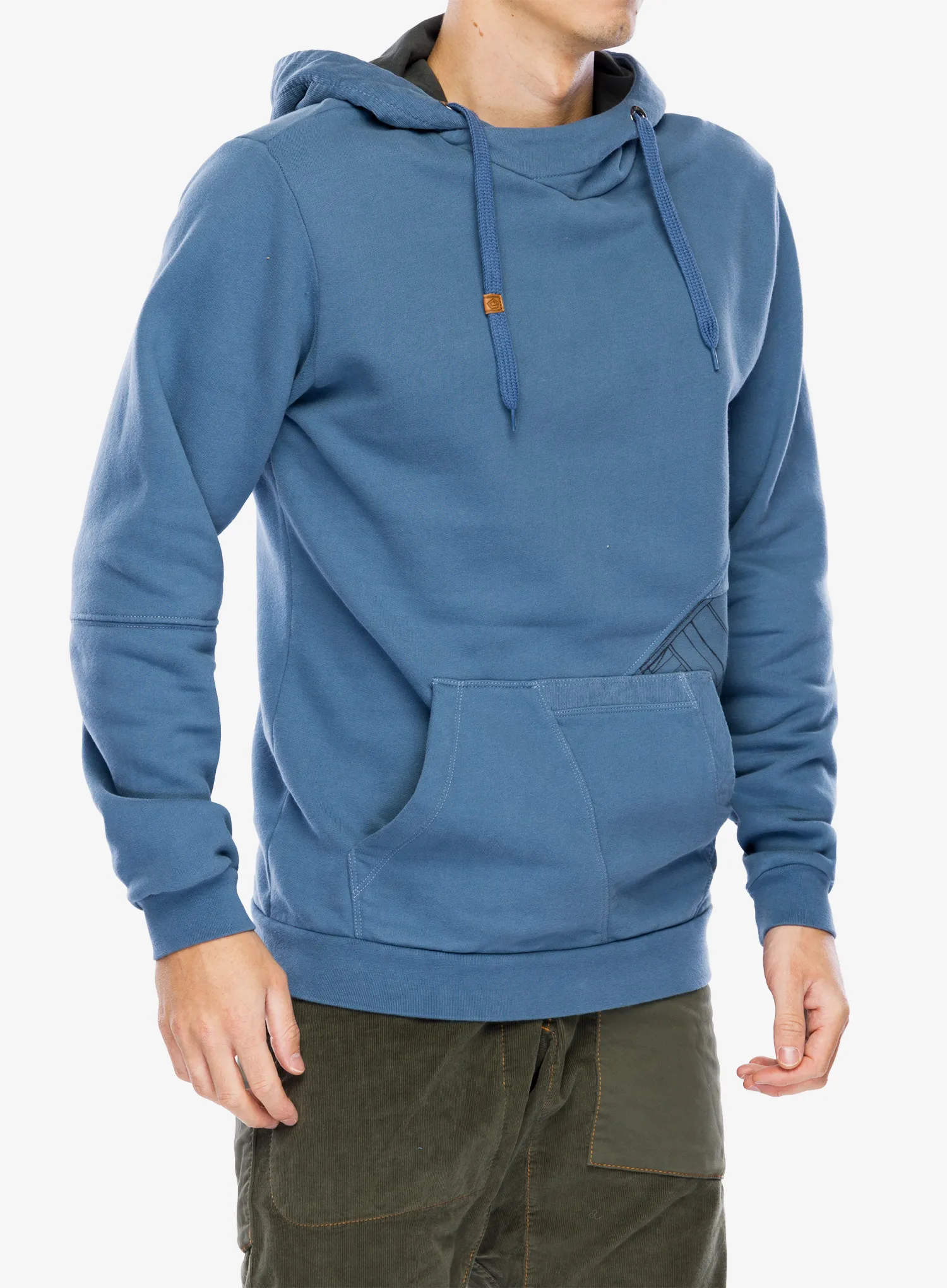 Majica s kapuljačom E9 Neon 2.2 - steel/blue
