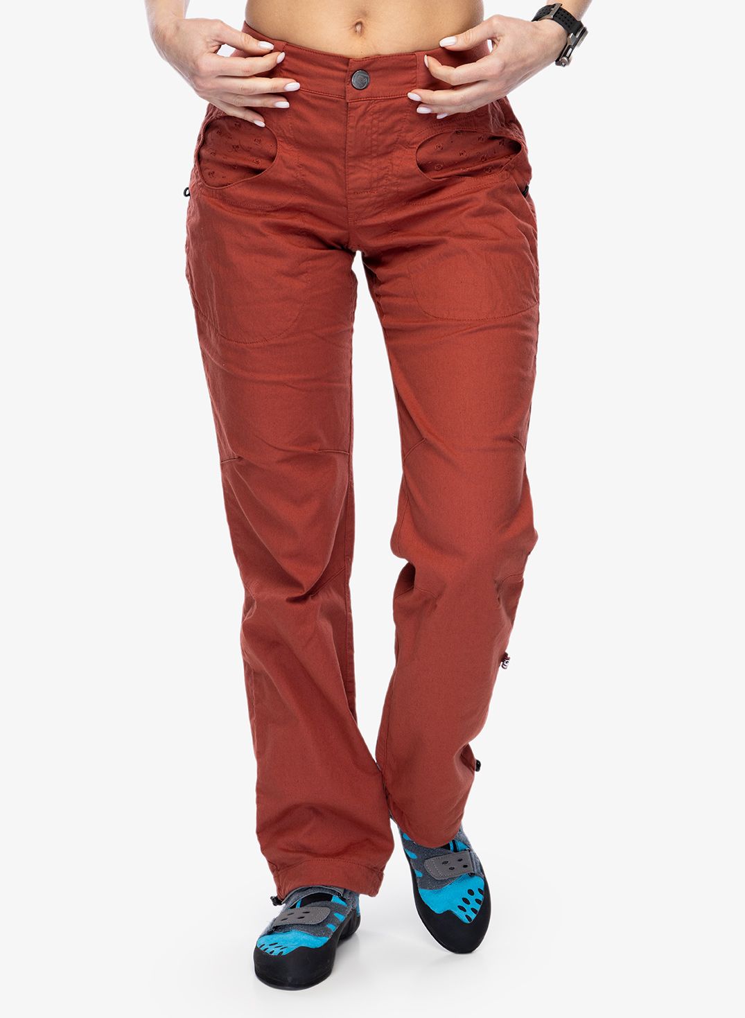 Ženske penjačke hlače E9 Onda Flax - paprika
