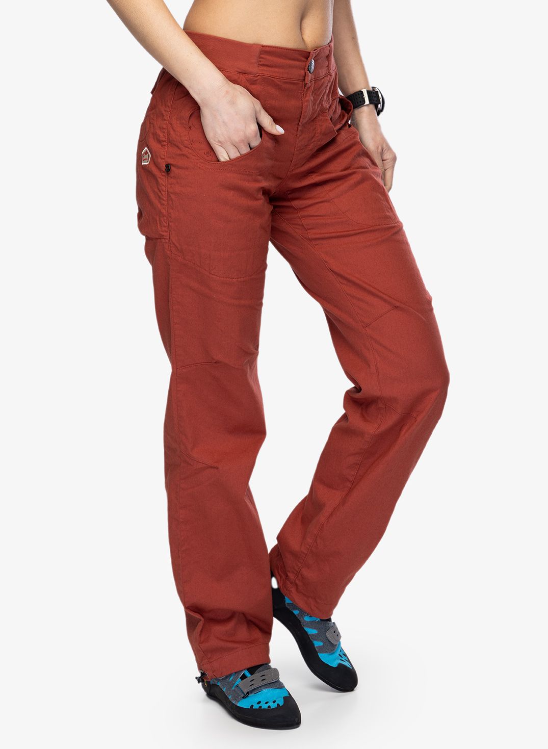 Ženske penjačke hlače E9 Onda Flax - paprika