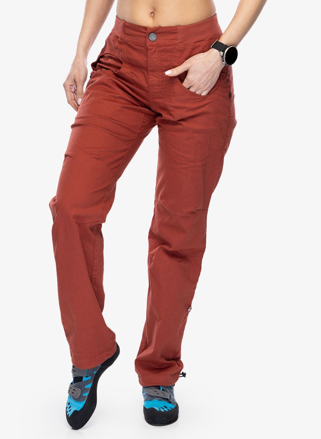 Ženske penjačke hlače E9 Onda Flax - paprika