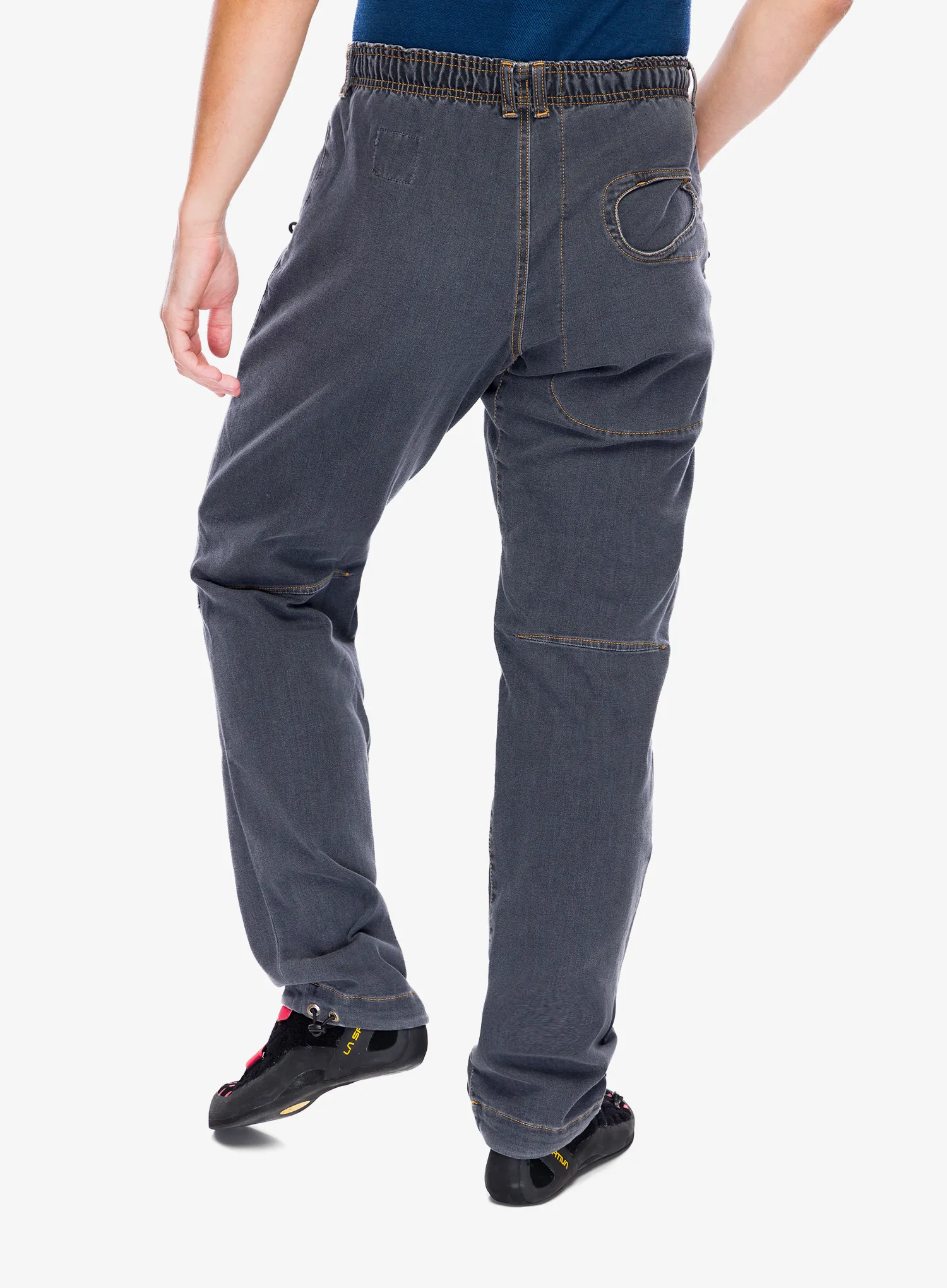 Penjačke hlače E9 Rondo Denim 2.3 - grey