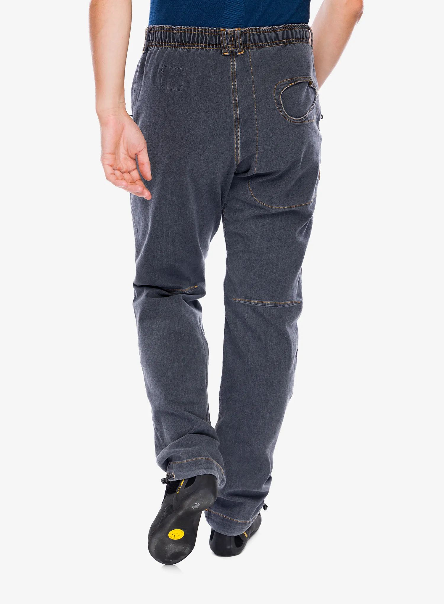 Penjačke hlače E9 Rondo Denim 2.3 - grey