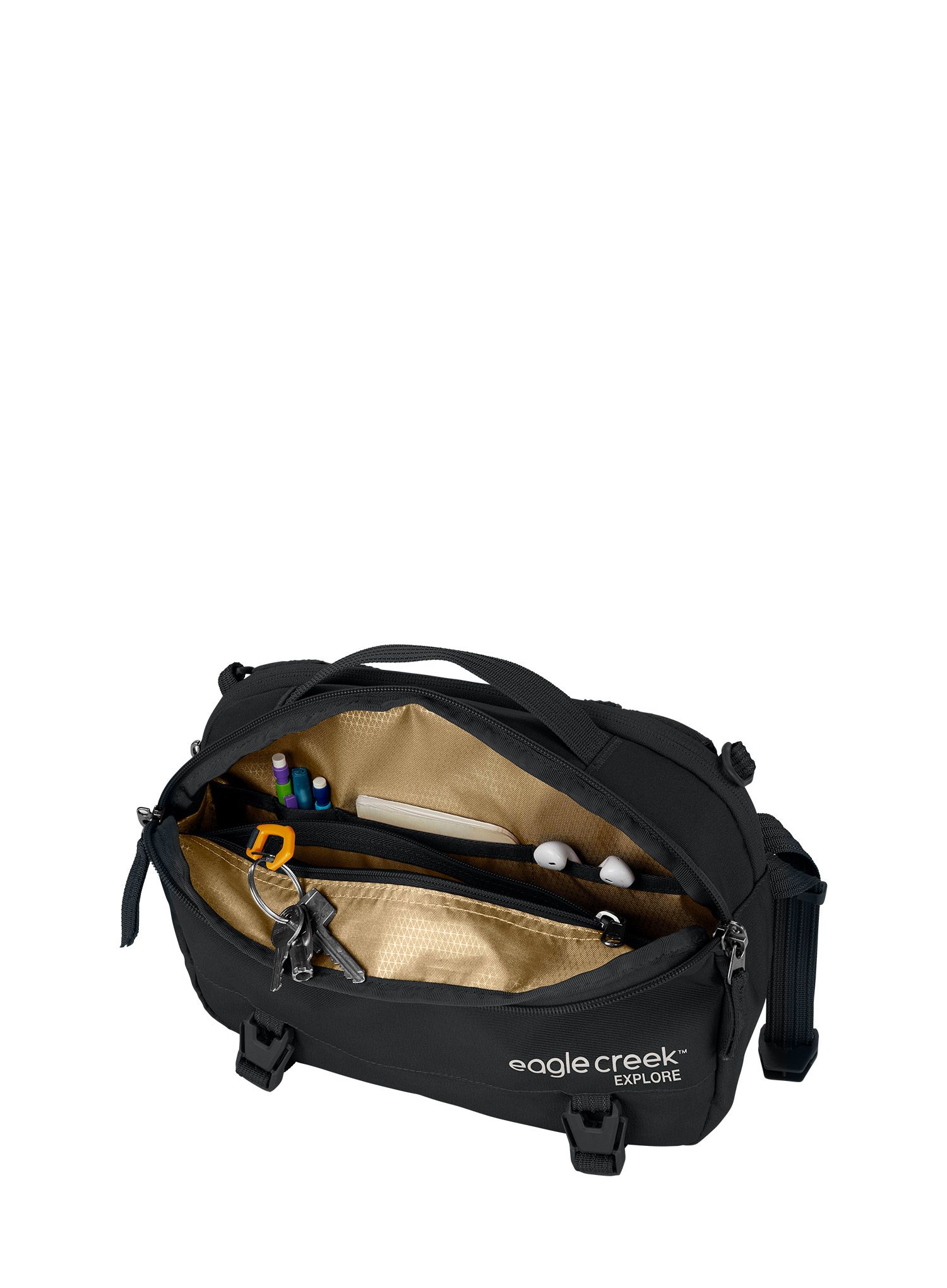 Torbica Eagle Creek Explore Mini Messenger Bag - black