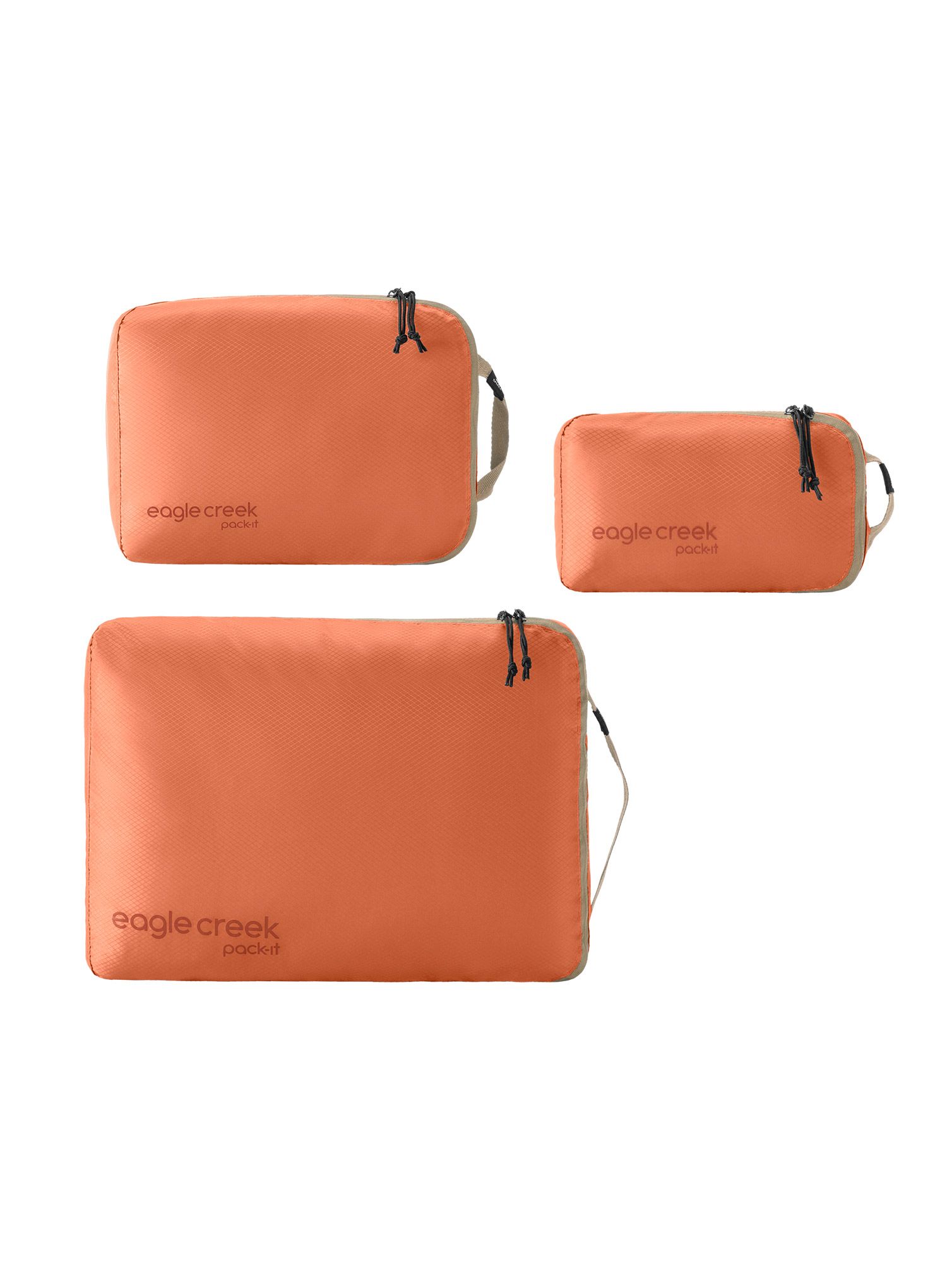 Set organizera Eagle Creek Pack-It Isolate Cube Set XS/S/M - mandarin