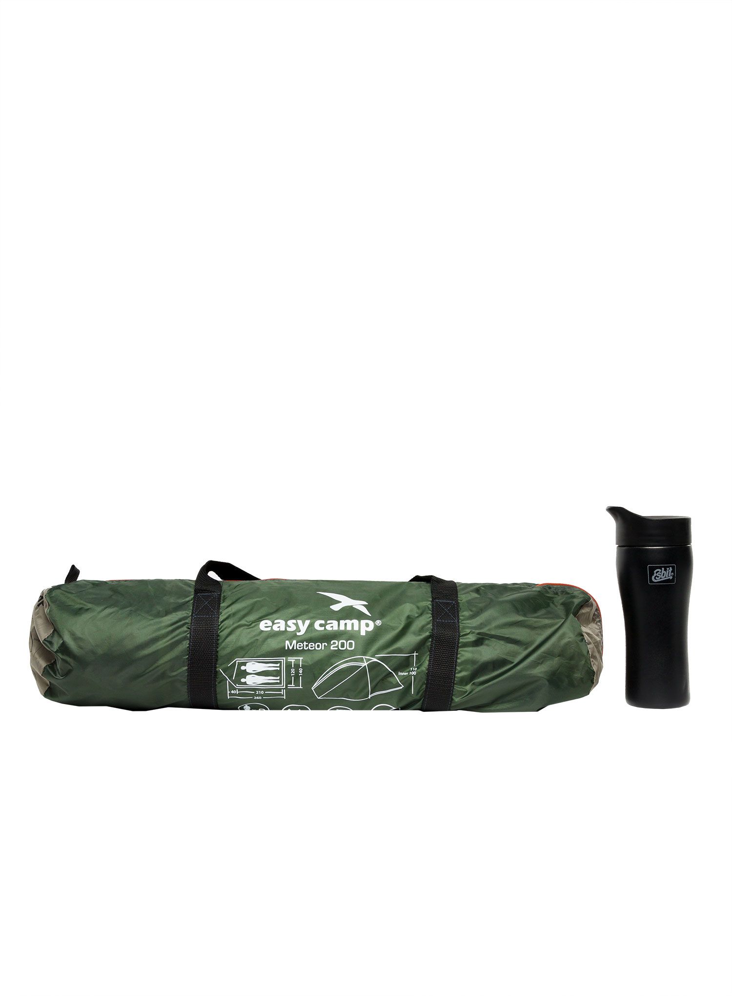 Šator za 2 osobe Easy Camp Meteor 200 - rustic green