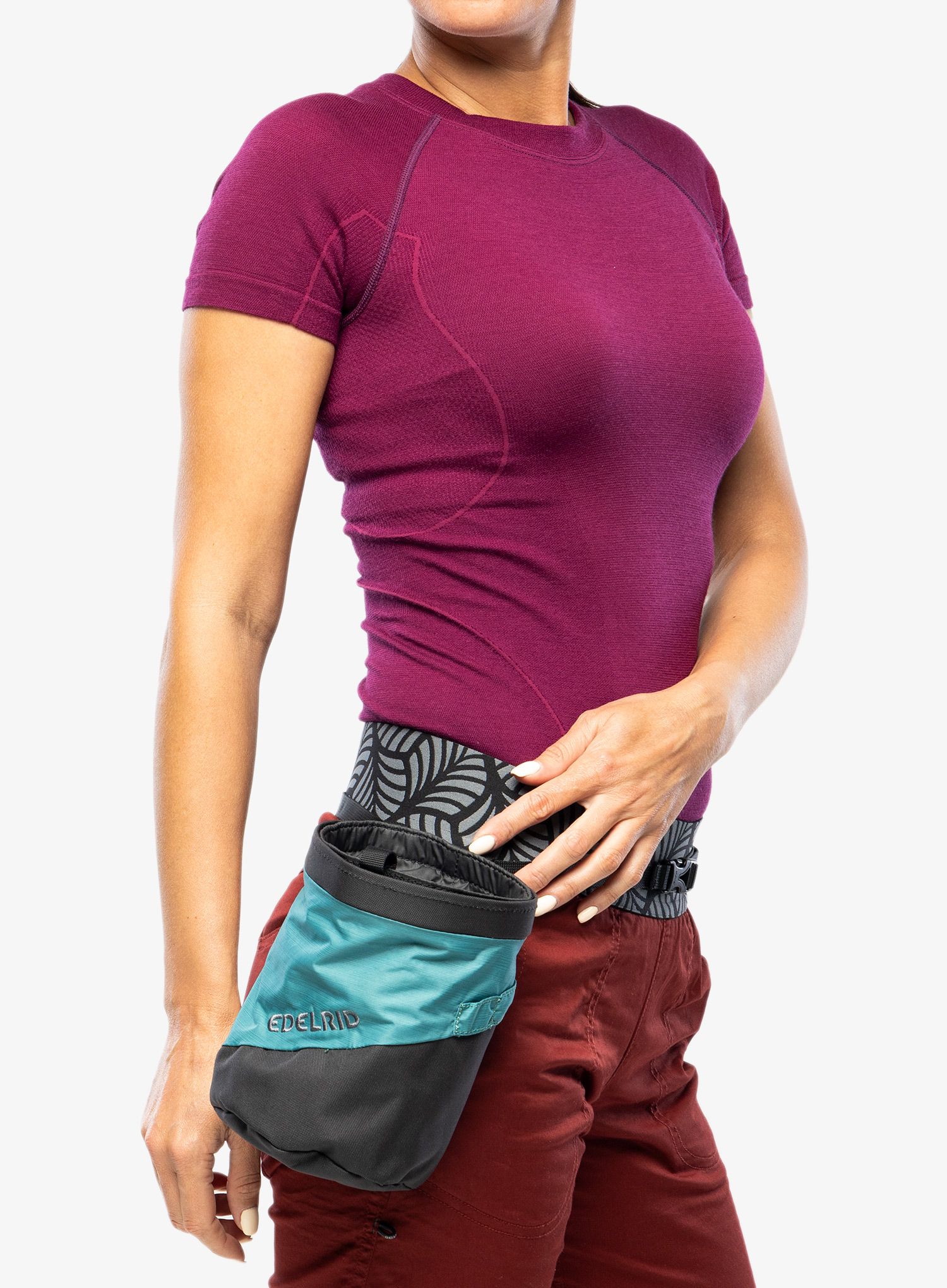 Vrećica za magnezij Edelrid Chalk Bag Splitter Twist - lapis
