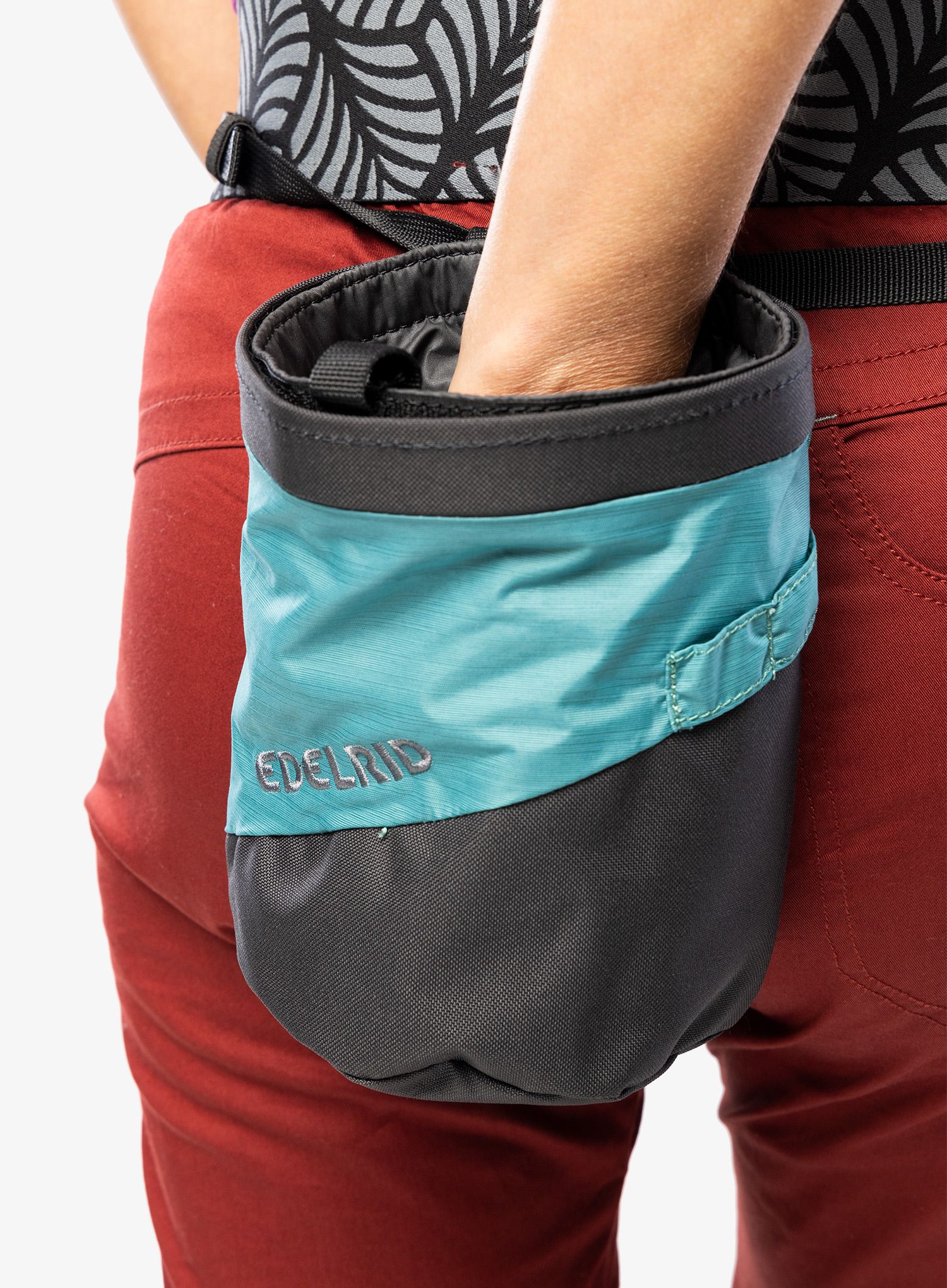 Vrećica za magnezij Edelrid Chalk Bag Splitter Twist - lapis
