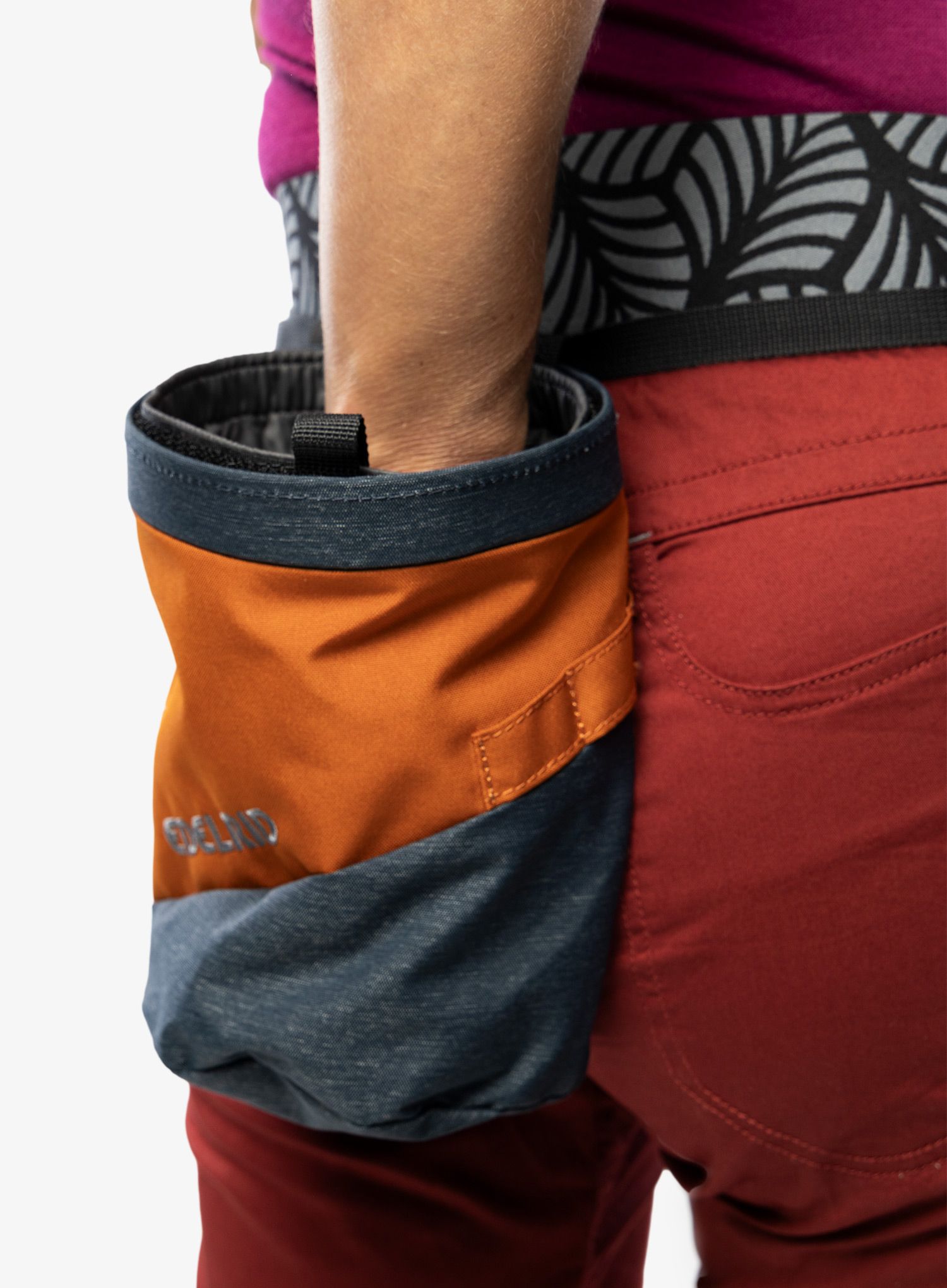 Vrećica za magnezij Edelrid Chalk Bag Splitter Twist - safran
