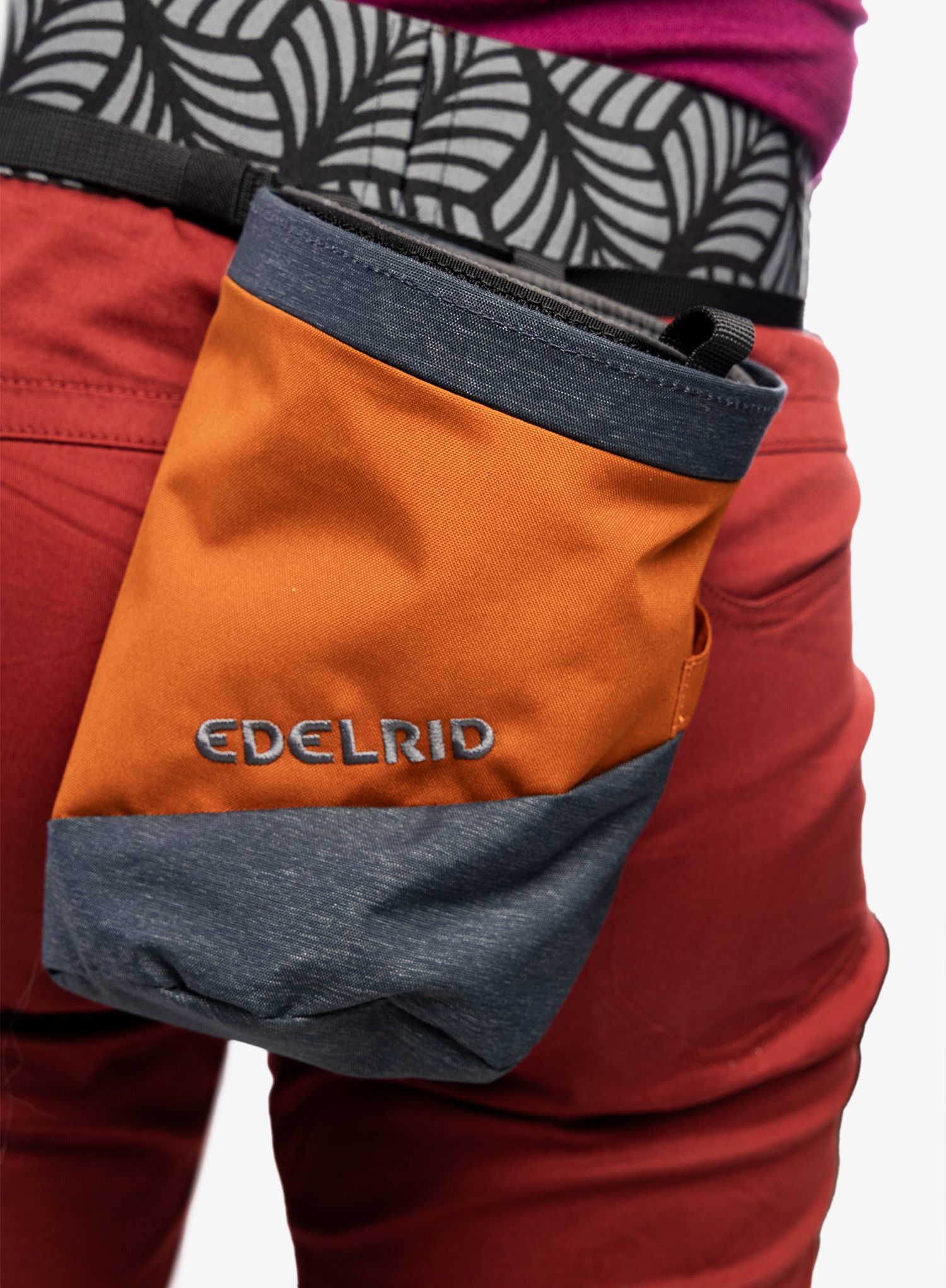 Vrećica za magnezij Edelrid Chalk Bag Splitter Twist - safran