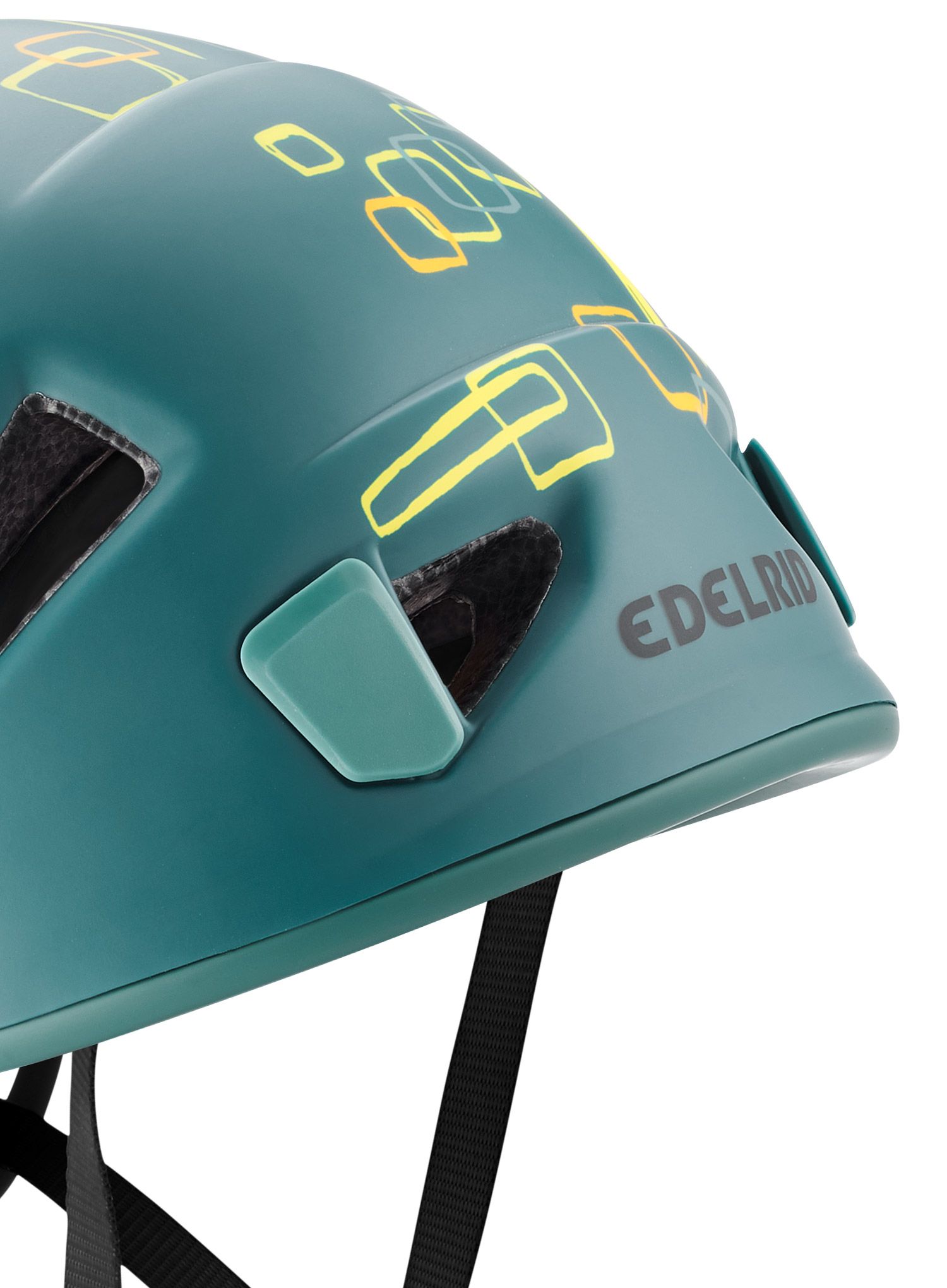 Dječja kaciga Edelrid Kids Shield II - jade-petrol
