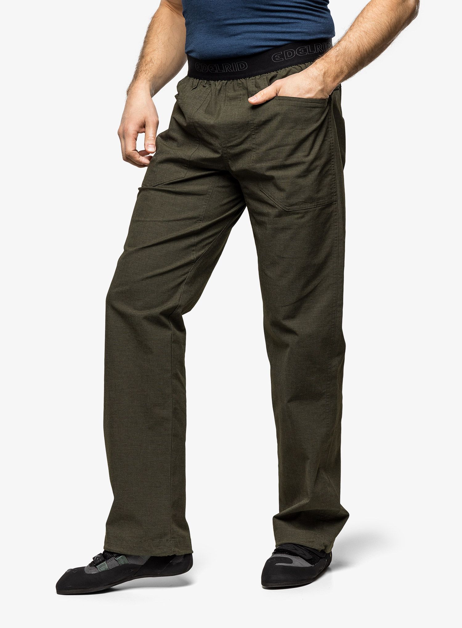 Penjačke hlače Edelrid Legacy Pants IV - oil