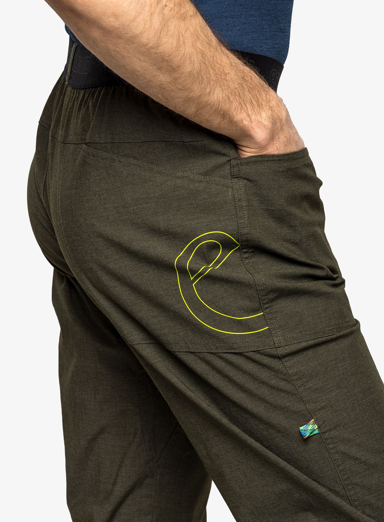 Penjačke hlače Edelrid Legacy Pants IV - oil